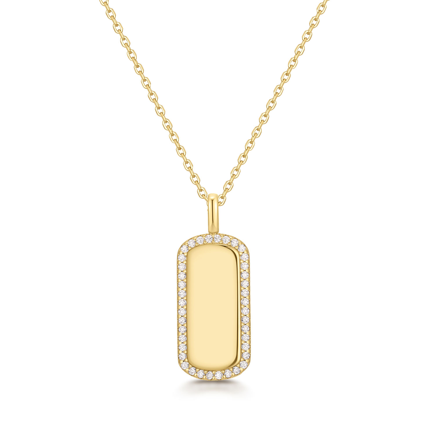 Ontketen je ware zelf met deze tag-ketting, versierd met een halo van cubic zirconia. Of je nu in de boardroom bent of een avondje uit, dit stuk tilt je stijl naar een hoger niveau en laat de wereld zien wie je bent.

HET MERK
Ge&iuml;nspireerd door de laatste fashion trends is Ania Haie het toonaangevende sieradenmerk voor hoogkwalitatieve maar ook betaalbare zilveren sieraden, zonder op de kwaliteit in te leveren. Iedere collectie is gebaseerd op de laatste catwalktrends, waardoor Ania Haie snel tot h&eacute;t sieradenmerk voor stijlbewuste consumenten is verkozen. Elk sieraad wordt ontworpen om te combineren met andere sieraden waardoor je je eigen look kunt cre&euml;ren. Maar ook zijn Ania Haie sieraden opvallend genoeg om op zichzelf te dragen.

SPECIFICATIES
- Ania Haie
- Ketting
- 925 zilver met gold plating
- Lengte 53cm
- AH N067-02G
