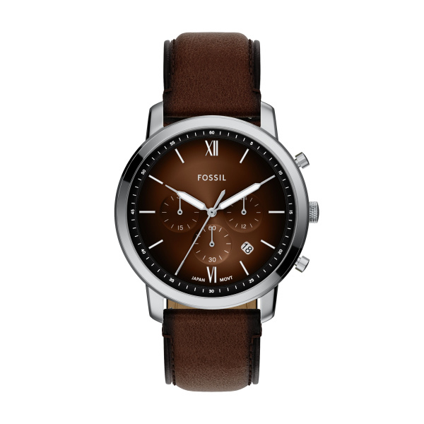 FOSSIL HORLOGE NEUTRA FS6143 is een stijlvol horloge met een metalen kast van 44mm en een bruine lederen band. Het heeft een datumfunctie en is ontworpen als polshorloge. Het beste te dragen op een casual of zakelijke gelegenheid om je outfit een geraffineerde en tijdloze uitstraling te geven. Perfect voor de moderne man.