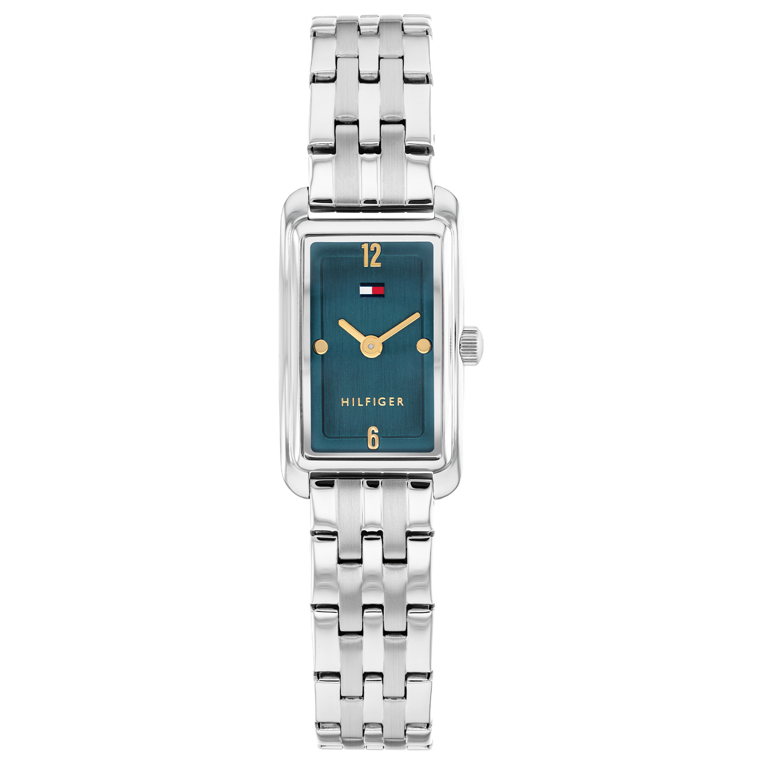 Tommy Hilfiger TH1782862 Horloge Dames Staal 16x22mm
Dit specifieke horloge van Tommy Hilfiger uit de Madison serie met artikelnr: TH1782862 is een casual dameshorloge die niet in je collectie mag ontbreken. Het stalen dameshorloge heeft een rechte kast met een gladde rand en een blauwe geborstelde sunray wijzerplaat met het Tommy logo. Aan de kast zit een stalen schakelband met een vouwsluiting. Het horloge heeft een mineraalglas, een afmeting van 16x22mm en is 3ATM.  
