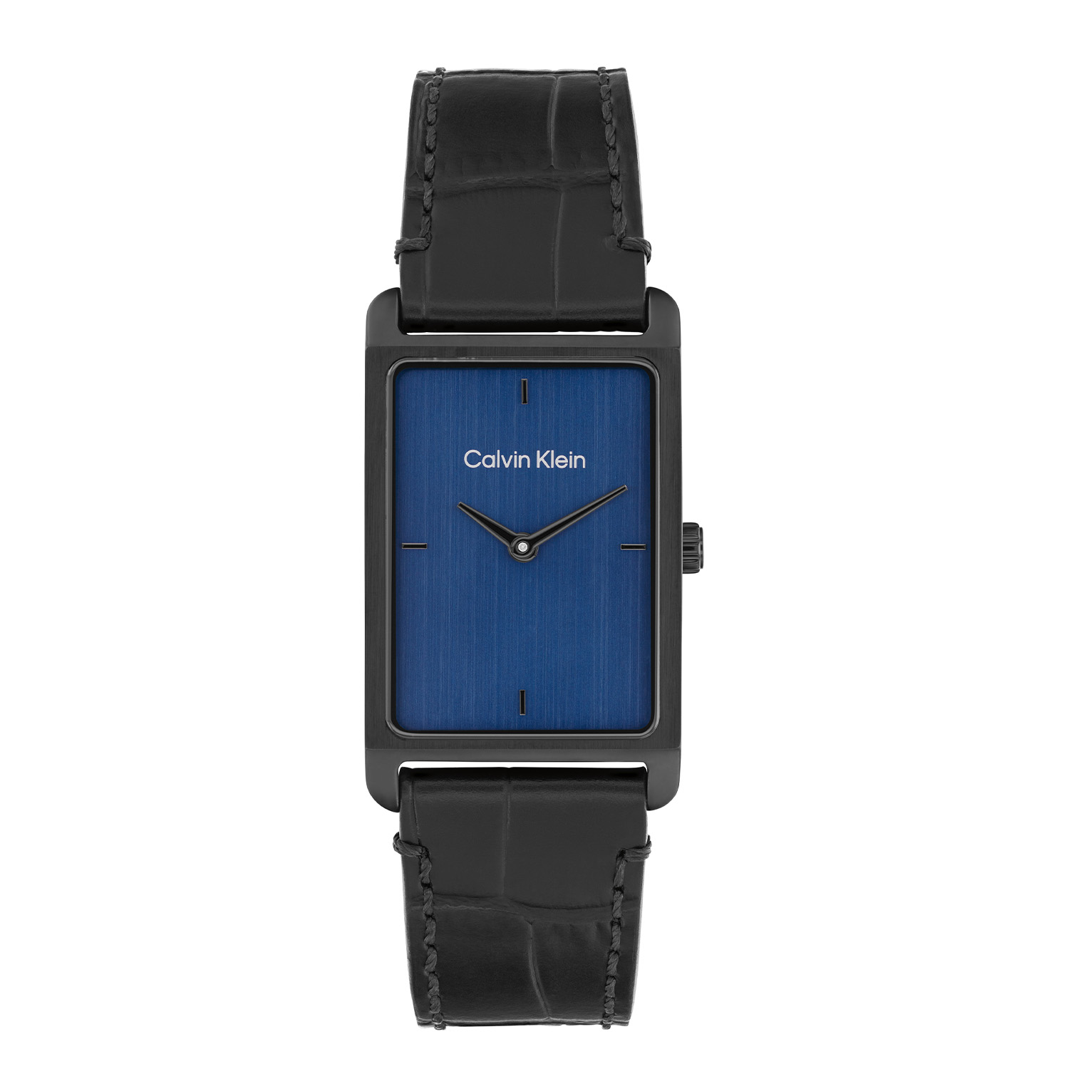 Calvin Klein CK25200531 Heren Horloge 24mm
Dit Calvin Klein herenhorloge met nr CK25200531 heeft een strak uiterlijk. Het stalen horloge heeft een rechthoekige zwarte kast met een gladde bezel en een geborstelde blauwe wijzerplaat met fijne wijzers en uurstrepen. Aan de kast zit een zwarte lerenband met een gespsluiting. Het herenhorloge heeft een mineraalglas, een doorsnee van 24mm en is 3ATM.

OVER CALVIN KLEIN
Calvin Klein is een wereldwijd lifestylemerk dat gewaagde, vooruitstrevende idealen en een verleidelijke, vaak minimalistische, esthetiek nastreeft. Calvin Klein werd groot in de jaren 70 door haar mode- en merkjeans collecties. In de jaren 80 lanceerde Calvin Klein haar spraakmakende ondergoed dat uitdrukkelijk van logo &rsquo;s voorzien was. Vanwege het grote succes is het merk ook succesvol uitgerold in Accessoires, Parfums, Home, Brillen, Golf, Horloges en Sieraden.
Sinds de oprichting in 1968 door Calvin Klein, heeft het merk haar reputatie opgebouwd als leider in de Amerikaanse mode, dankzij een cleane esthetiek en innovatieve ontwerpen. Calvin Klein wil haar publiek verleiden en inspireren door middel van provocerende beelden en opvallende ontwerpen die prikkelen. 

SPECIFICATIES:
- Mineraalglas
- Stalen zwarte kast
- Blauwe wijzerplaat 
- Zwarte lerenband
- Ronde kastvorm, &Oslash; 24mm
- 3ATM