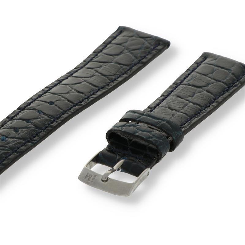 Het Morellato Horlogeband Liverpool met Kroko-print en blauwe stiksel, modelnummer PMD064LIVERP14, is een stijlvolle en hoogwaardige keuze voor uw horloge. Gemaakt van echt leer, weegt het slechts 6 gram en heeft het een bandbreedte van 14 mm. De beste manier om het te dragen is casual of zakelijk, passend bij blauwe of zwarte horloges.