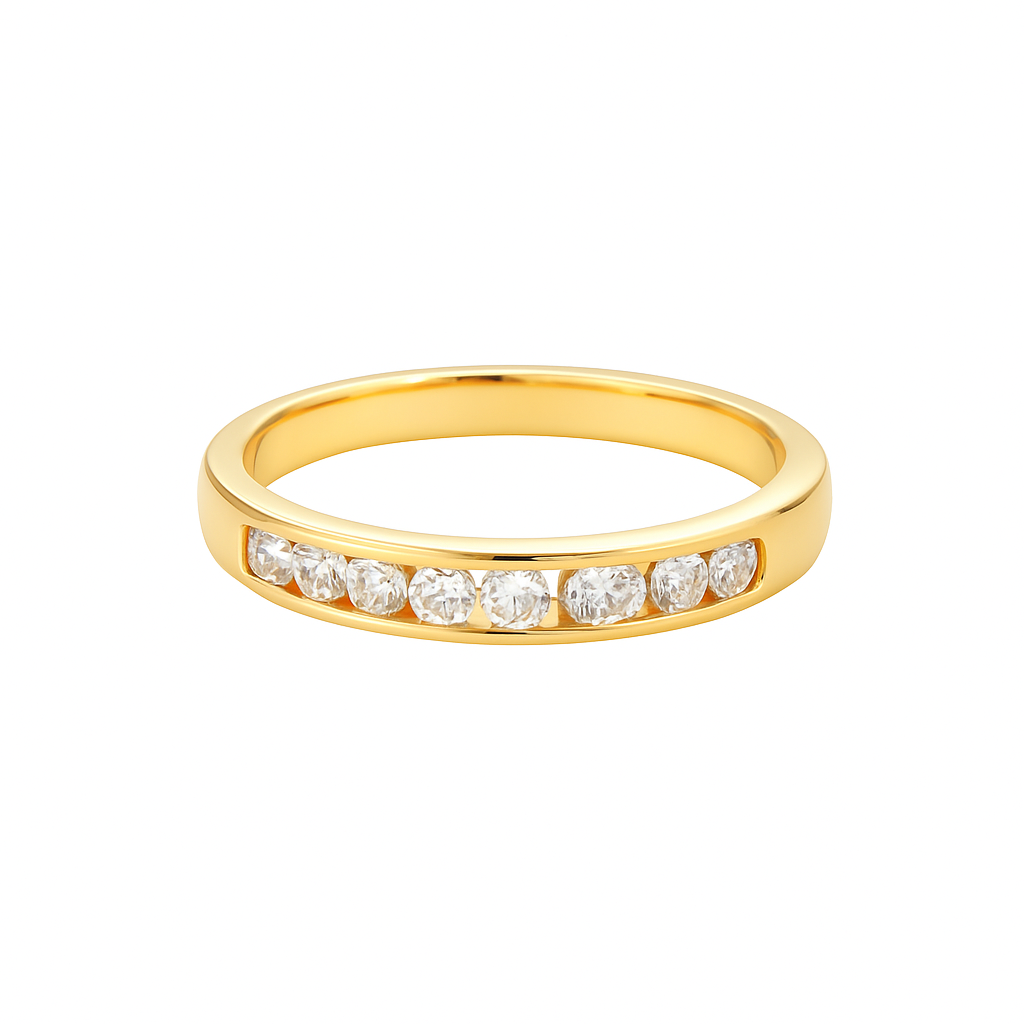 De verlovingsring met modelnummer 00002476 beschikt over de volgende kenmerken: een gouden ring van 18 karaat met een maat van 54. De ring is versierd met 7 diamanten van kwaliteit VS2 en kleur F. Het is de perfecte keuze voor een verloving. Draag deze tijdloze gouden ring om elke verlovingsaanzoek bijzonder te maken.