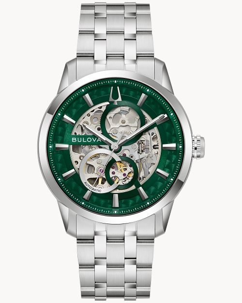 Het model 96A329 van het onbekende merk bevat de volgende eigenschappen: Dit horloge is een elegant en stijlvol accessoire van Bulova. Het combineert verfijnde techniek met een klassieke uitstraling. Draag dit horloge bij formele gelegenheden of als een dagelijkse statement piece voor een tijdloze en verfijnde look. Perfect te combineren met zakelijke of casual outfits.