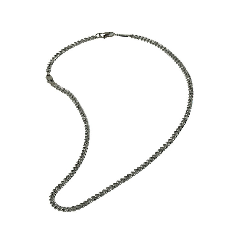 De Gemini | Stalen Collier | NNL2 is een stijlvolle ketting van roestvrij staal, met een lengte van 540 mm. Het heeft een matte afwerking die een subtiel en modern tintje geeft aan elke outfit. Draag het collier als een statement stuk op zichzelf of combineer het met andere sieraden voor een gelaagde look. Perfect voor dagelijks gebruik.