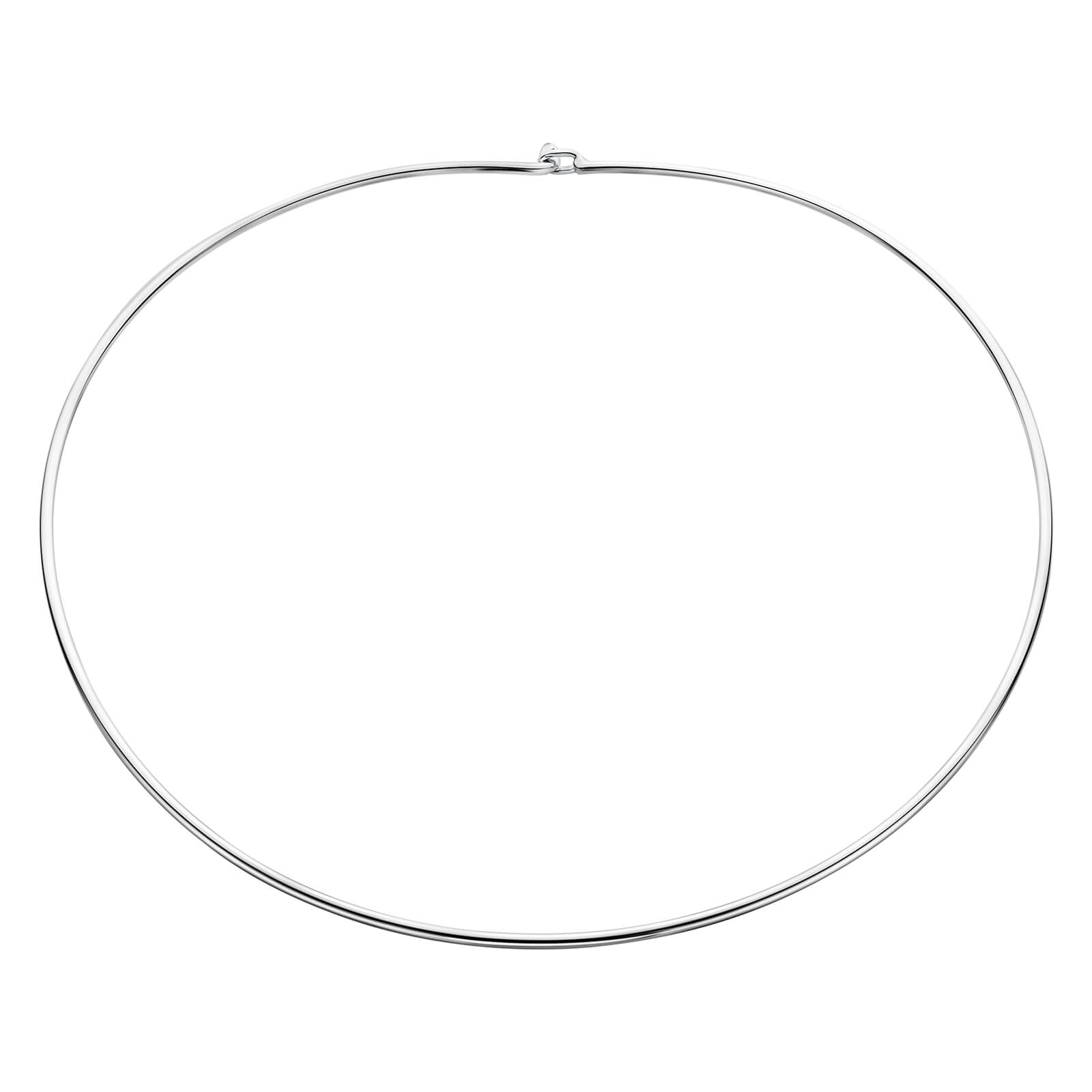 een 925/1000 zilveren collier/spang draad model van NOL.