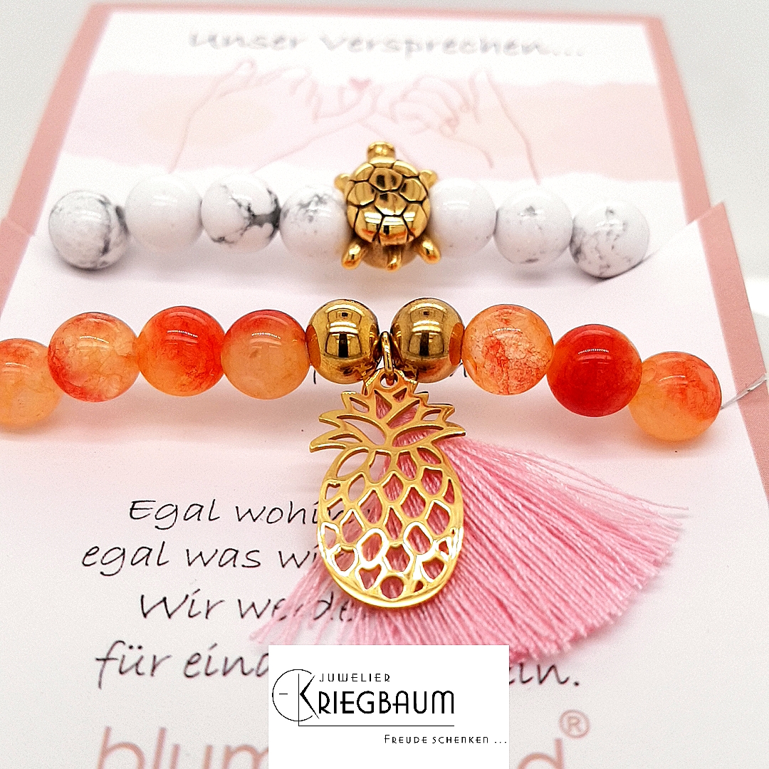 Blumenkind Armband Ref.-Nr.: UV04 Edelstahl, gelb