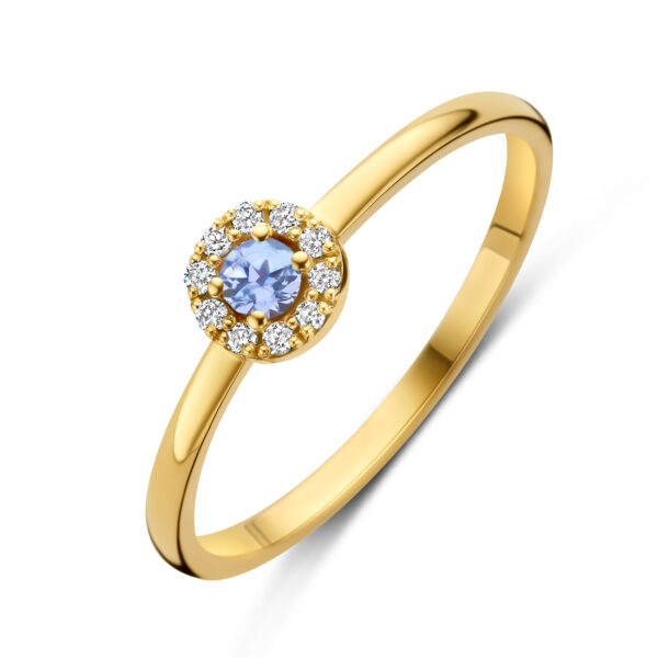 Ontwerp je eigen Minioro Milestone Ring Halo, een aanschuifbare ring van 14-karaats goud met jouw speciale edelsteen in het hart, omlijst door een Halo van pav&eacute; gezette diamanten.

Kies een edelsteen die een belangrijk moment symboliseert&mdash;geboorte, jubileum of een andere mijlpaal&mdash;en laat &lsquo;m extra stralen dankzij de halo van diamantjes.

Dankzij het aanschuifbare ontwerp is deze ring perfect te combineren met al je andere Minioro-ringen voor een unieke, persoonlijke ringstack.