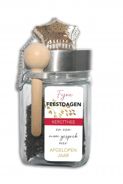 Thee en een mooi gesprek - Feestdagen editie
"Duik in een betoverend thee-gesprek met onze set van 25 vraagkaartjes, ontworpen voor bijzondere momenten samen!