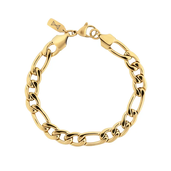 Aze armband Figaro Eight Dore 21,0cm AZ-BM011-C-210