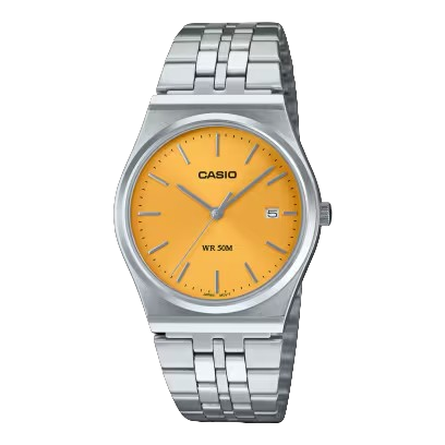 Casio Herrenuhren Ziffernblatt: Hell Index  Gliederband Quartz 50 Meter Ref.-Nr.: MTP-B145D-9AVEF