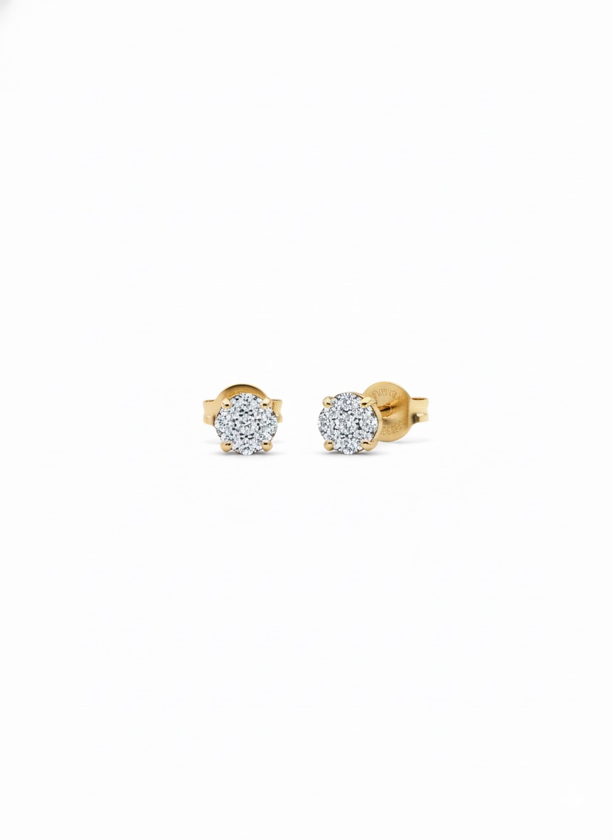 Deze prachtige 14k gouden diamanten oorbellen model JRS89 zijn perfecte toevoegingen voor elke elegante look. Ze zijn gemaakt van 14-karaats geelgoud en bevatten briljant geslepen diamanten van 0.10 karaat met zuiverheid SI1 en kleur H. Draag ze bij formele gelegenheden of als verfijnde alledaagse sieraden om je uitstraling te versterken met een subtiele glans.