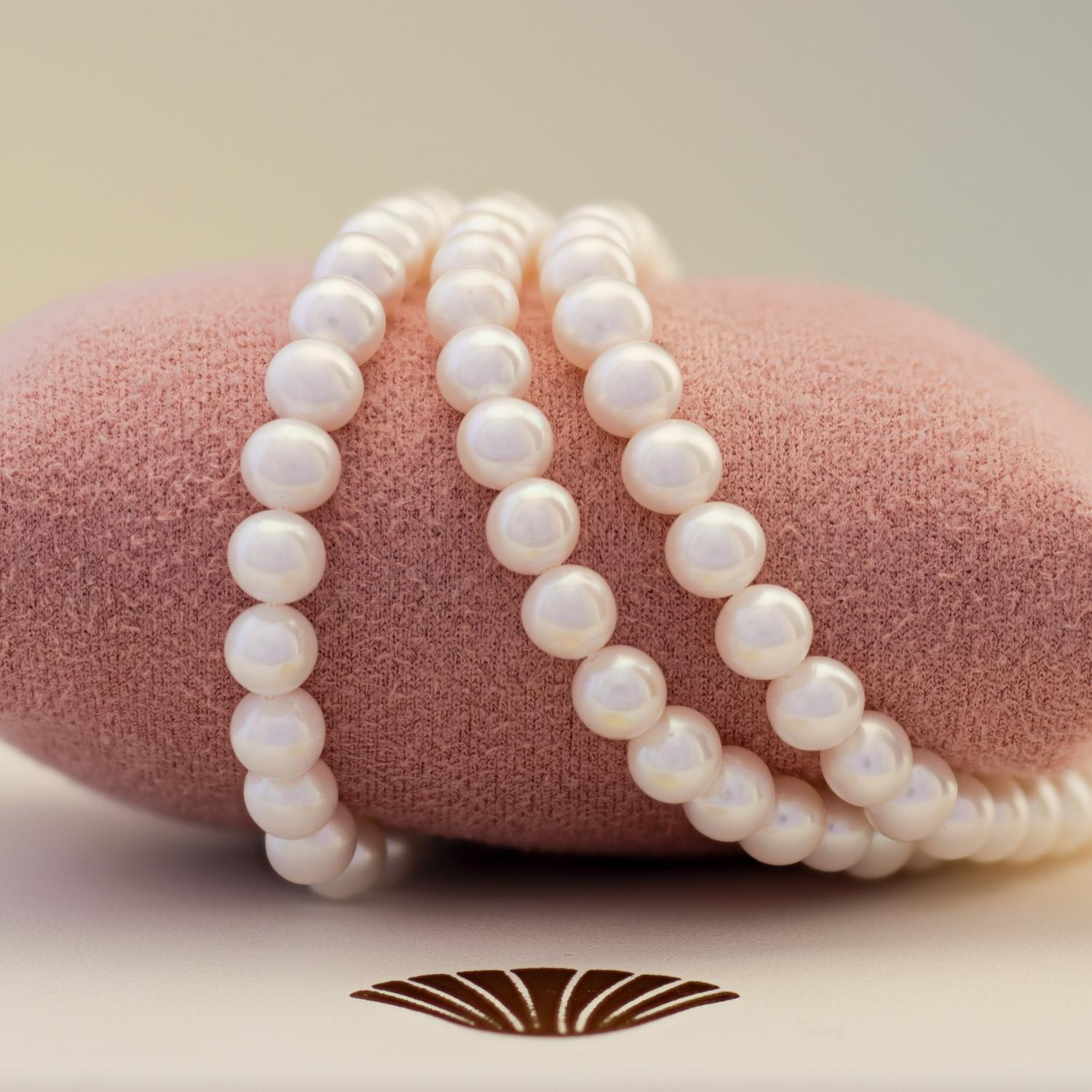 Parel collier zeer mooie parels met gouden sluiting