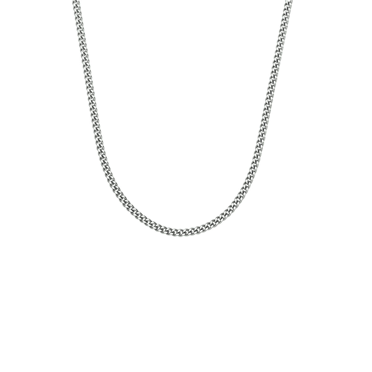 zilveren collier, gourmet 1,4mm 36+4cm