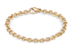 De Monzario geelgouden anker ronde armband, modelnummer 1471-A-GEEL, is een verfijnde gouden armband die nikkelvrij is. Met een breedte van 4,7 mm en een lengte van 18 cm heeft deze armband een schitterende glans. Perfect voor elke gelegenheid; draag het solo voor een subtiele elegantie of combineer met andere gouden sieraden voor een trendy, gelaagde look.