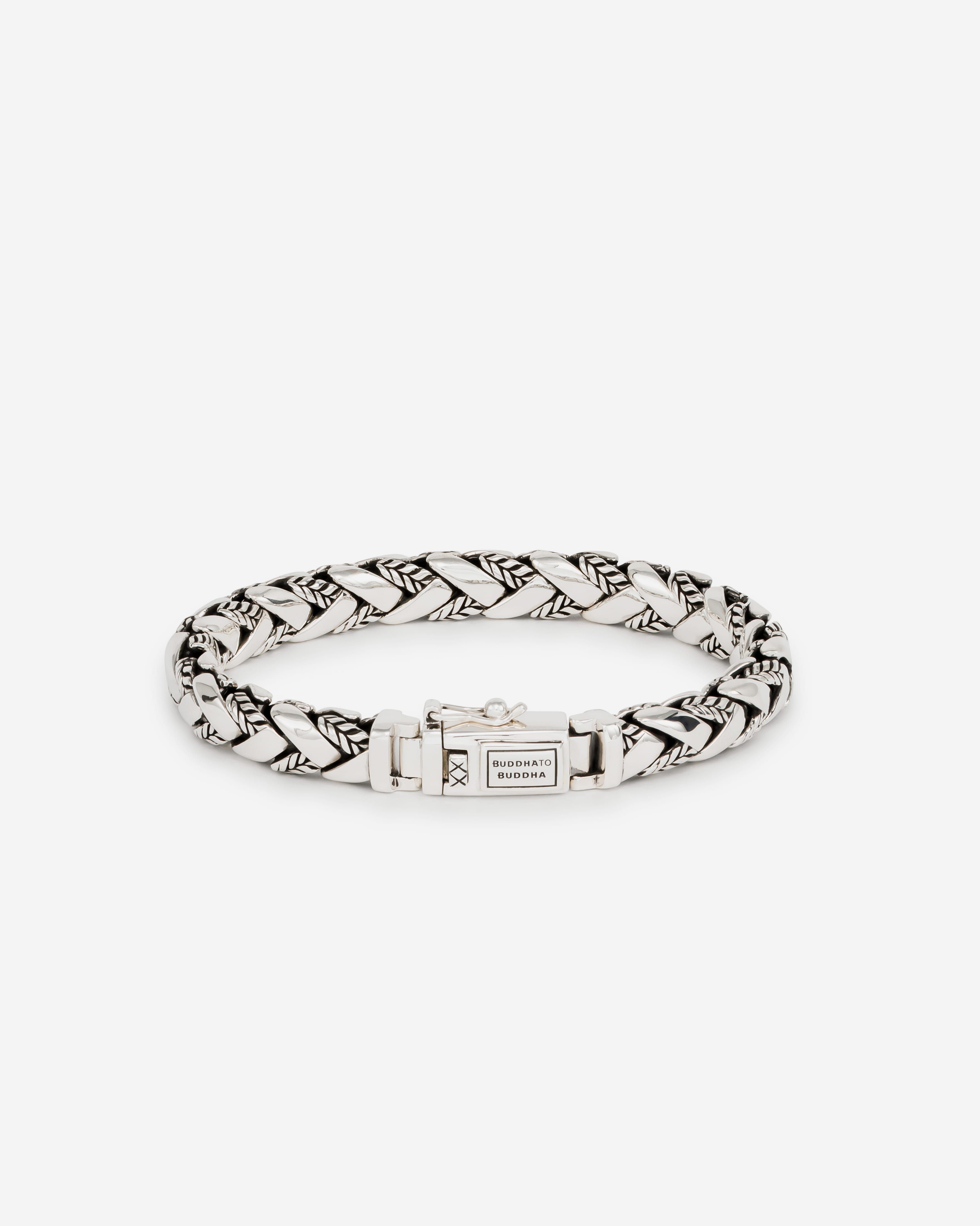 George Texture Bracelet Silver