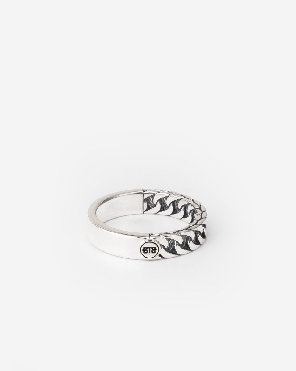 Esther Small Dual Ring Silver