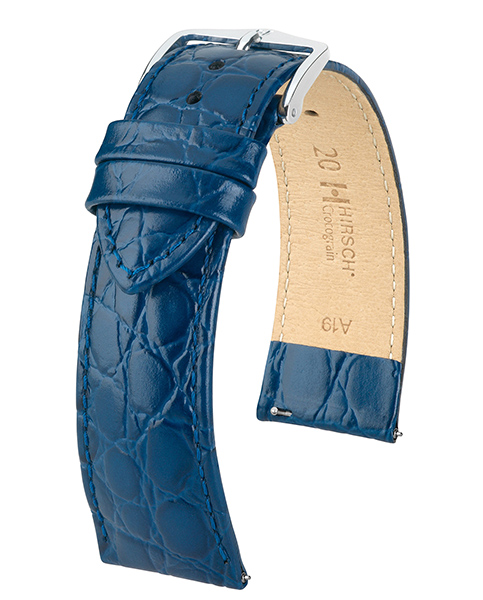 HIRSCH CROCOGRAIN M BLUE CALF 14/12MM 12302880-2-14.
De specificaties zijn als volgt:
Bandbreedte: 14