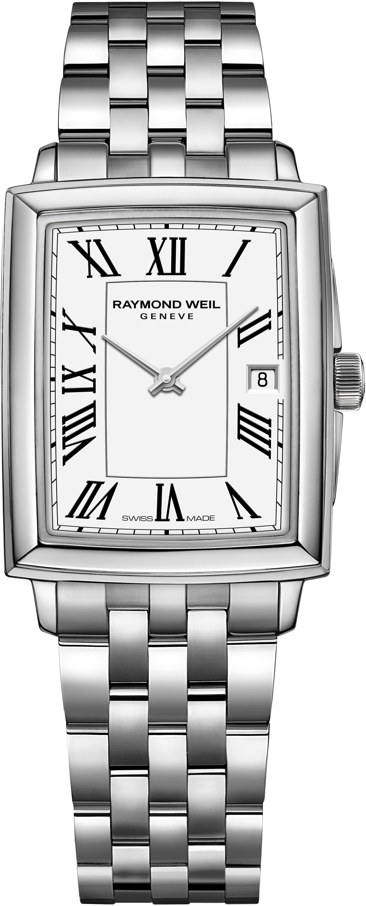 Dit is een horloge van het merk Raymond Weil gemaakt voor dames.
De specificaties zijn als volgt:
Kastmaat: 22,6x28,1 mm
Kastdikte: 6,25 mm
Waterdichtheid: 5 ATM / 50 Meter / 165 Feet
Dit horloge heeft de volgende functies/eigenschappen:
Datumaanduiding