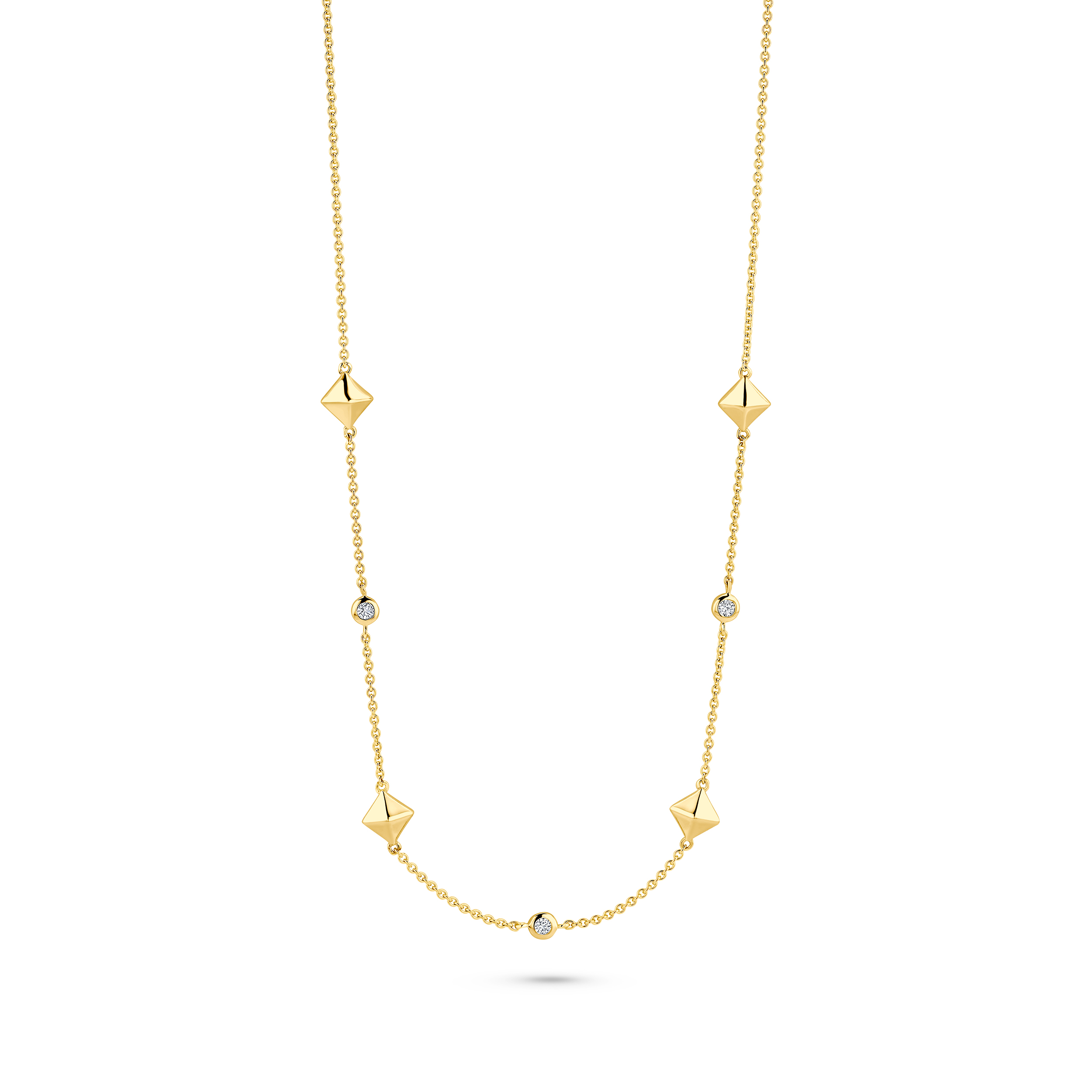 Dit is een collier van het merk FJF Jewellery gemaakt voor dames.