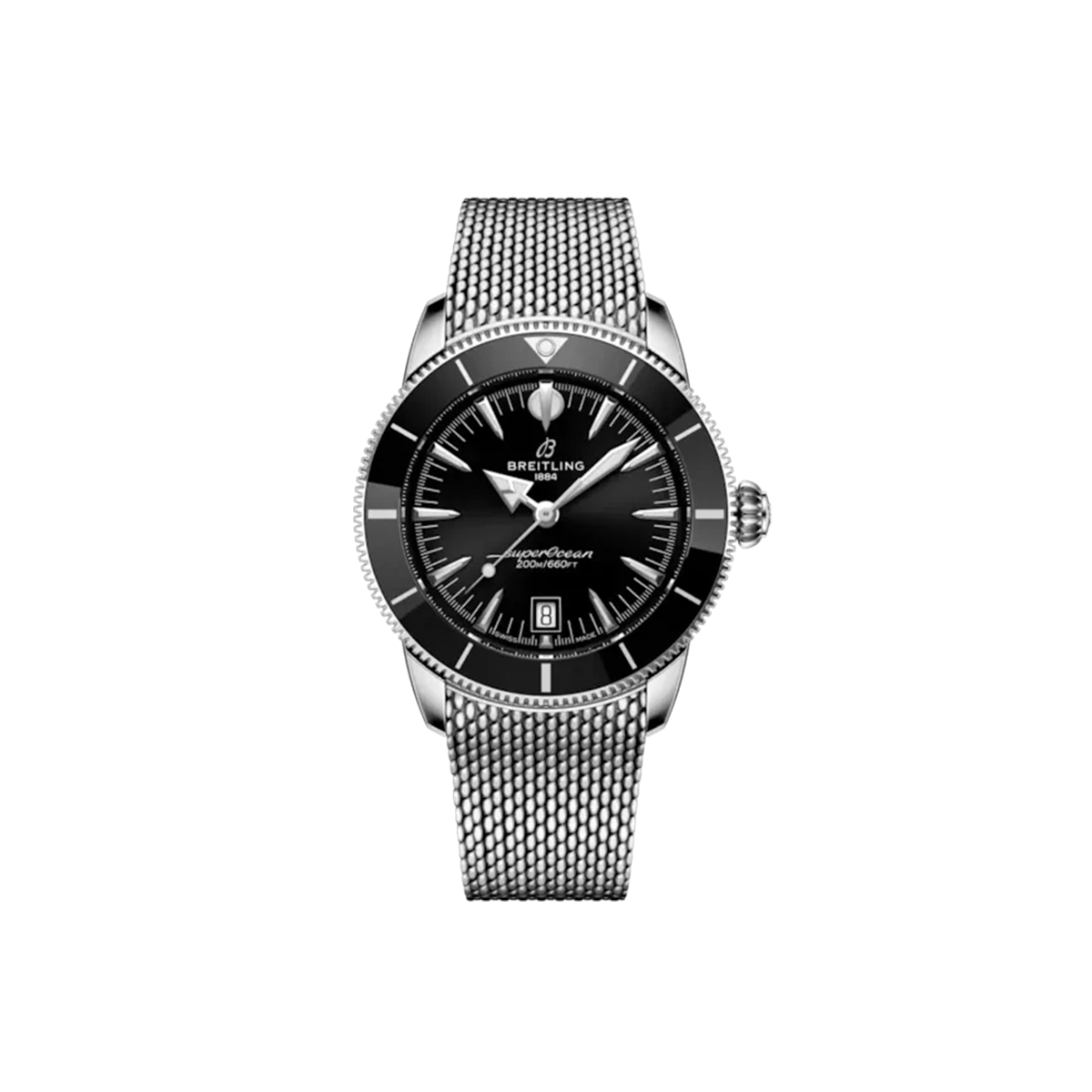 Dit Breitling horloge behoort tot de Breitling Superocean Heritage collectie. 
Referentienummer: AB3111241B1A1
Caliber: Breitling 31
