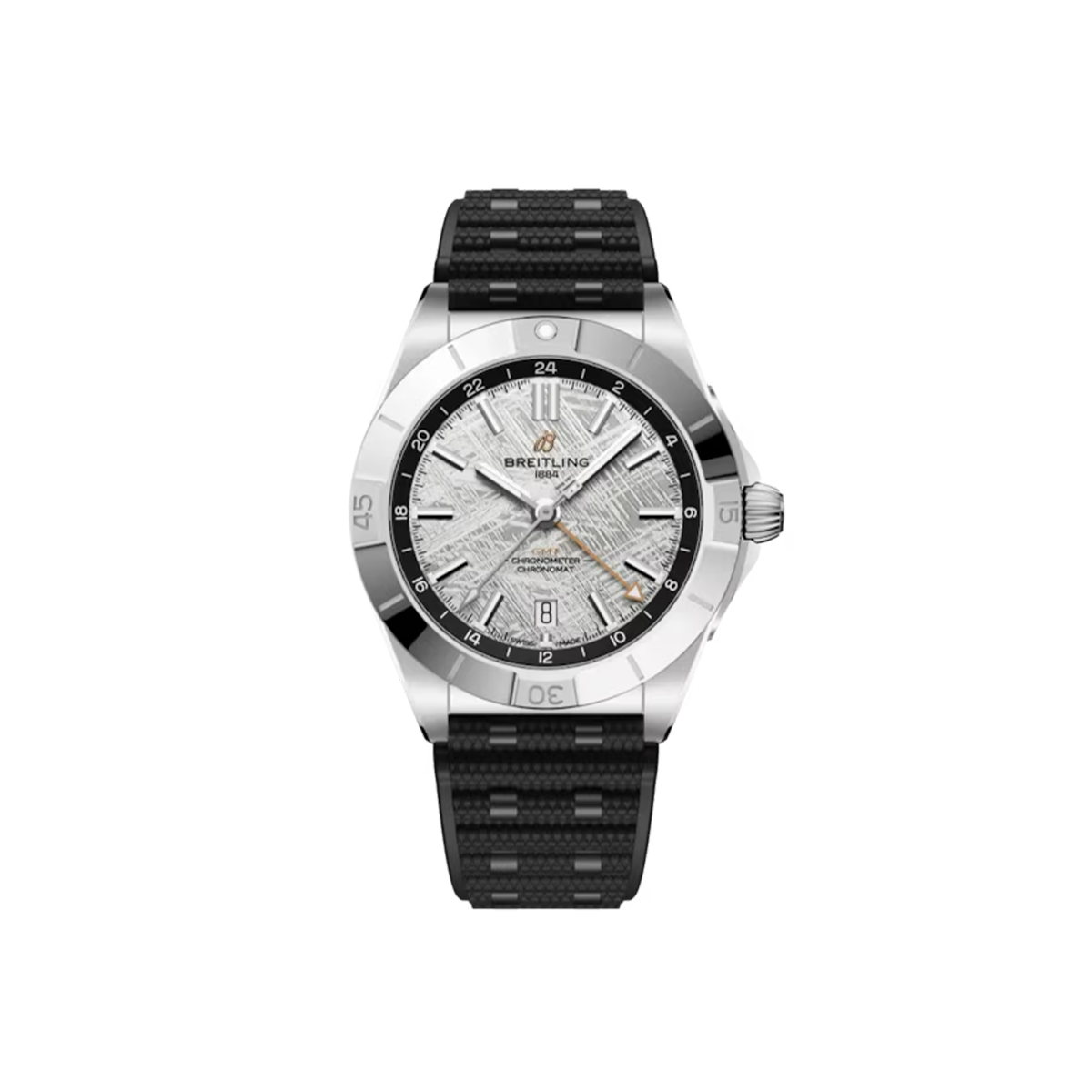 Dit Breitling horloge behoort tot de Breitling Chronomat collectie. 
Referentienummer: P323982A1F1S1
Caliber: Breitling 32
