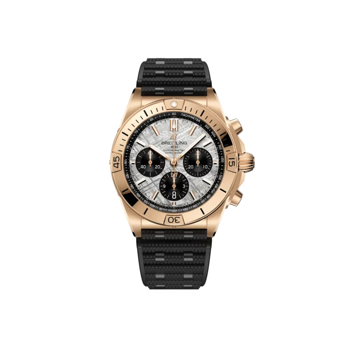 Dit Breitling horloge behoort tot de Breitling Chronomat collectie. 
Referentienummer: RB01347A1F1S1
Caliber: Breitling 01 (Manufacture)
