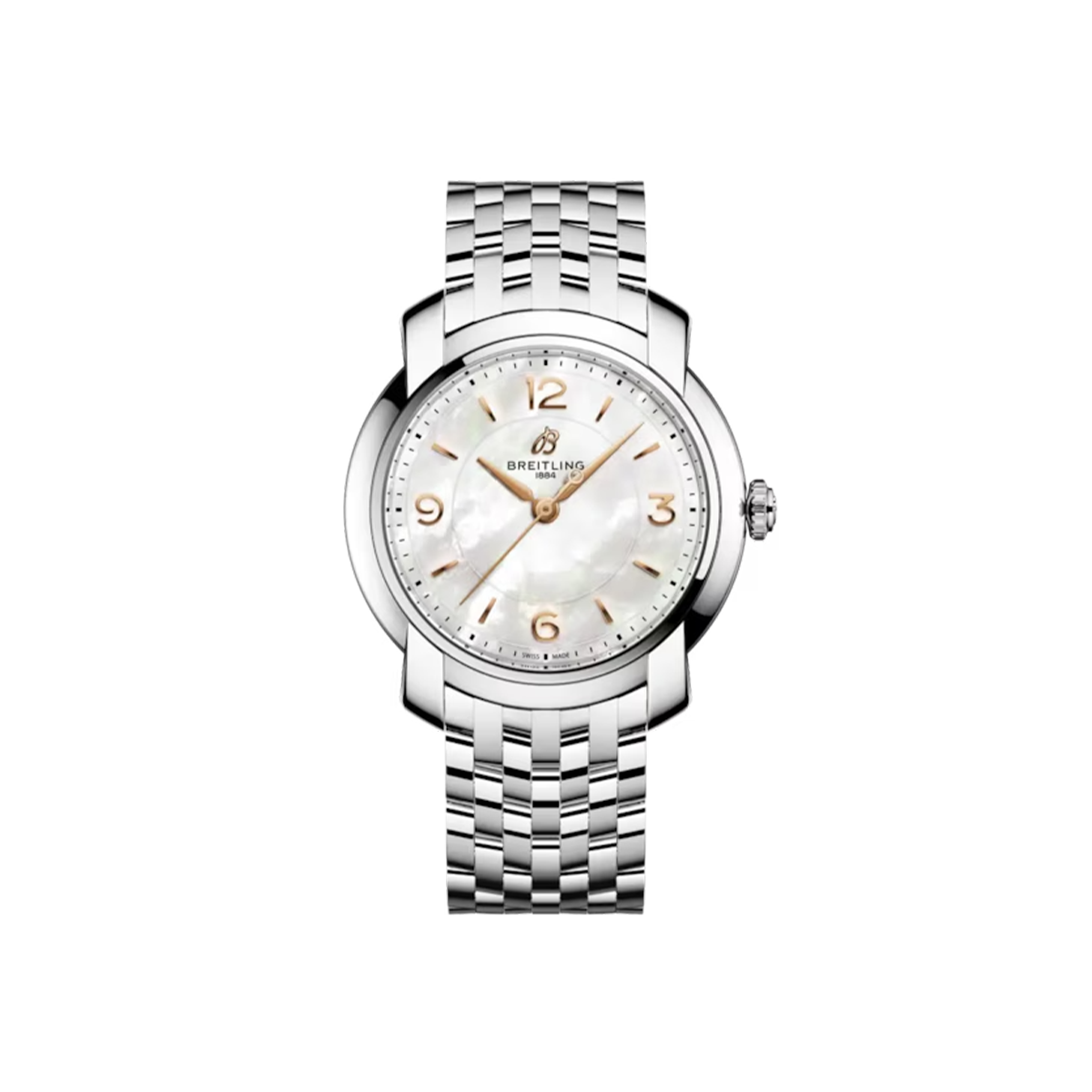 Dit Breitling horloge behoort tot de Breitling Premier collectie. 
Referentienummer: A77330121A2A1
Caliber: Breitling 77
