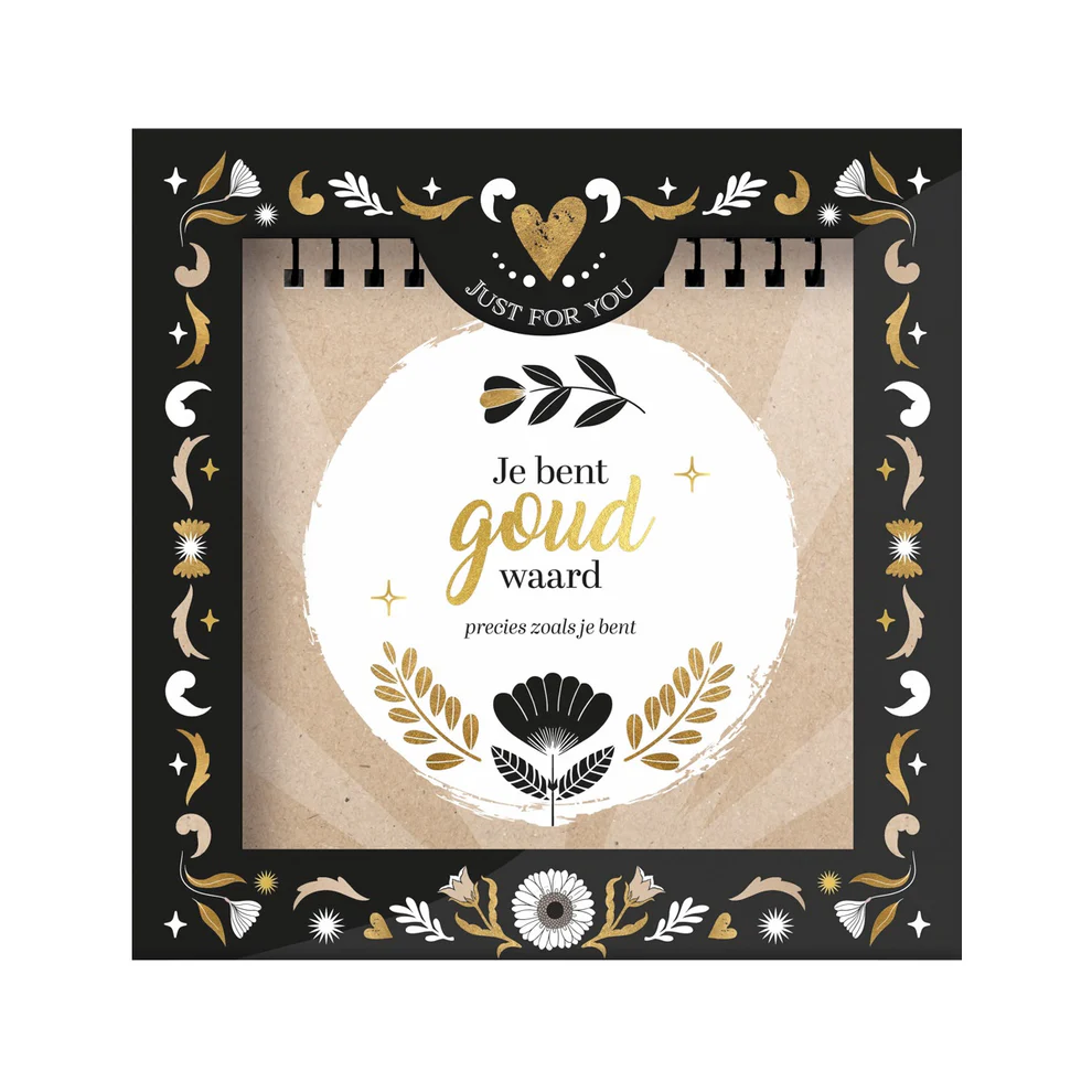 Zet deze tafelkalender op je bureau en sla iedere dag een blaadje om voor een mentale boost. De teksten en citaten vormen de perfecte inspiratie om het leven nog mooier te maken.