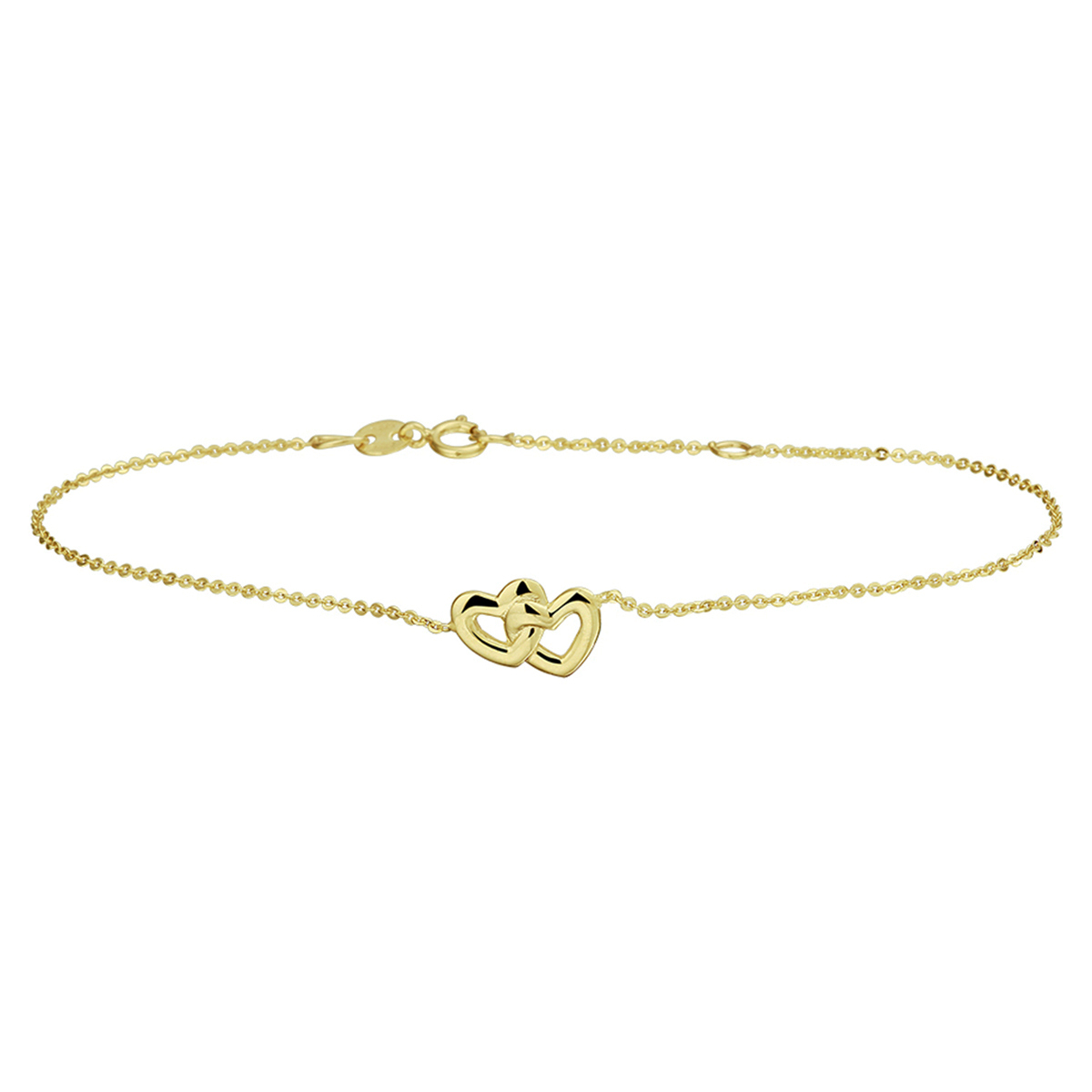 Beschrijving: Geelgouden anker armband met draaglengtes van 16 en 18cm en uitgevoerd een dubbel hartje van 7.5x12.5mm. Deze armband is perfect te combineren met bijpassende sieraden uit onze collectie of met je eigen stash!. Tip: Leuk om kado te geven aan dierbare of geliefde!.
Verpakt per: 1
Doelgroep: dames
Breedte: 12.5 mm
Kortste lengte: 16 mm
Langste lengte: 18 mm
Hoogte: 7.5 mm