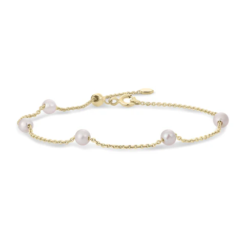 Gisser Jewels 14k Gold Bracelet pearls