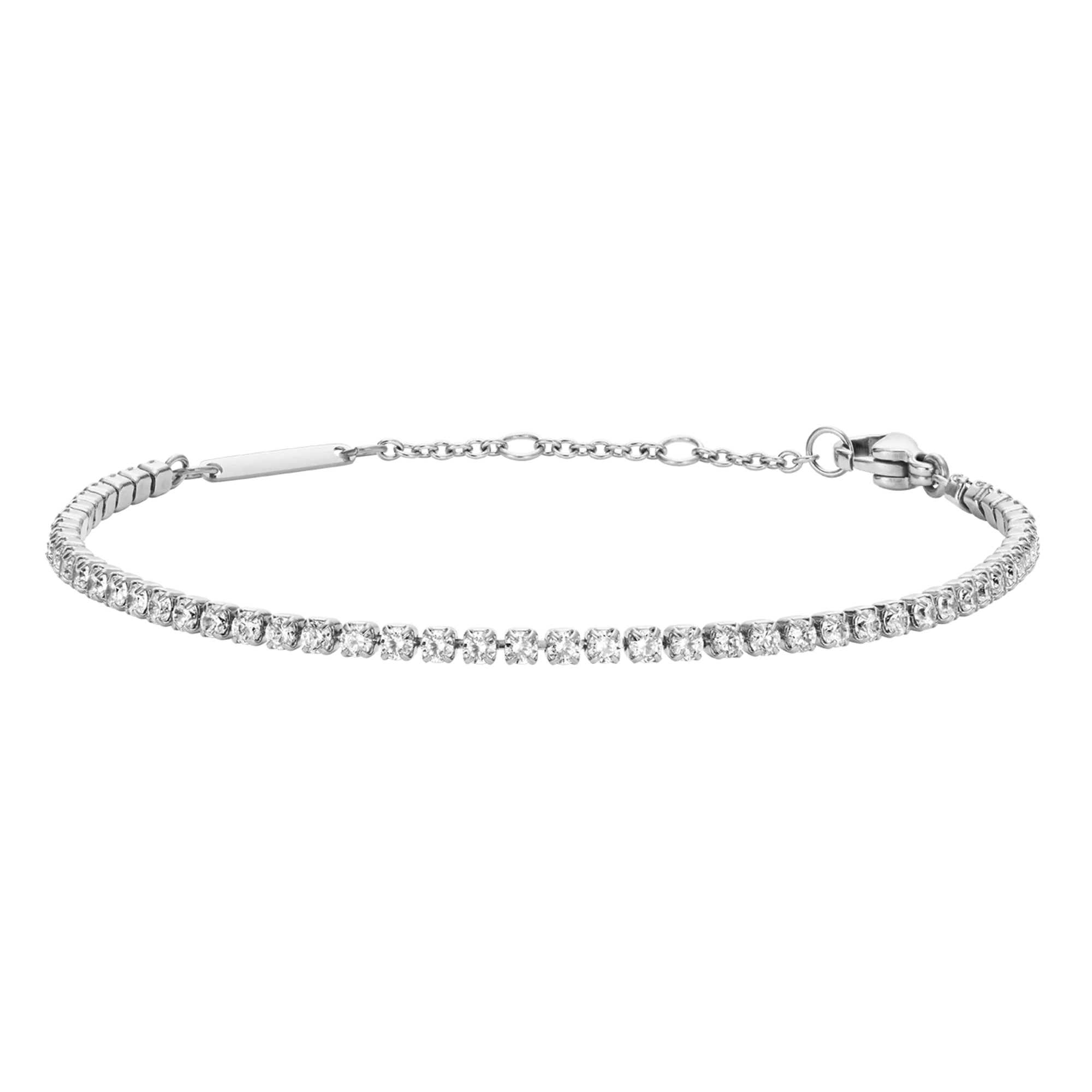 Accessoires dragen kan een lastige sport zijn, maar de zilveren tennisarmband is altijd een schot in de roos. Comfortabel en chic, dit stralende sieraad helpt je de hele dag door, van 's ochtends vroeg tot 's avonds laat. Voor extra duurzaamheid is elk glinsterend kristal individueel gezet en stevig vastgezet. De ketting zelf is gemaakt van hoogwaardig 316L roestvrij staal en is voorzien van maatringen zodat hij altijd perfect past. De tennisarmband is ook een echte teamspeler, dus combineer hem met je favoriete Daniel Wellington horloge of armband.
Waterdichte sieraden
Onze sieraden zijn gemaakt om overal mee naartoe te nemen. Dankzij de hoogwaardige PVD-coating is elk sieraad waterbestendig, zweetbestendig en bestand tegen dagelijks gebruik – zonder zijn glans te verliezen.