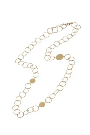 De Rose & Camellia Collier edelstaal verguld, modelnummer 1700013812506, is een elegante halsketting van verguld edelstaal. Draag het met een mooie jurk of blouse voor een chique uitstraling. Perfect voor speciale gelegenheden of om je dagelijkse look te verfraaien.