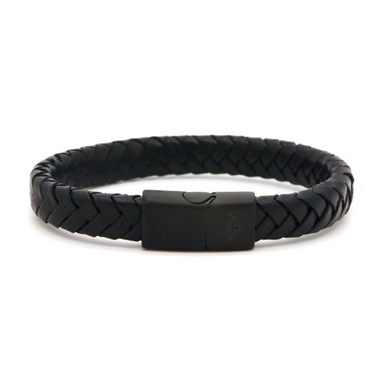 Karma Jewellery heren armband leer / edelstaal Model Victorian Black
mb02bl-20
verkrijgbaar in diverse lengtes