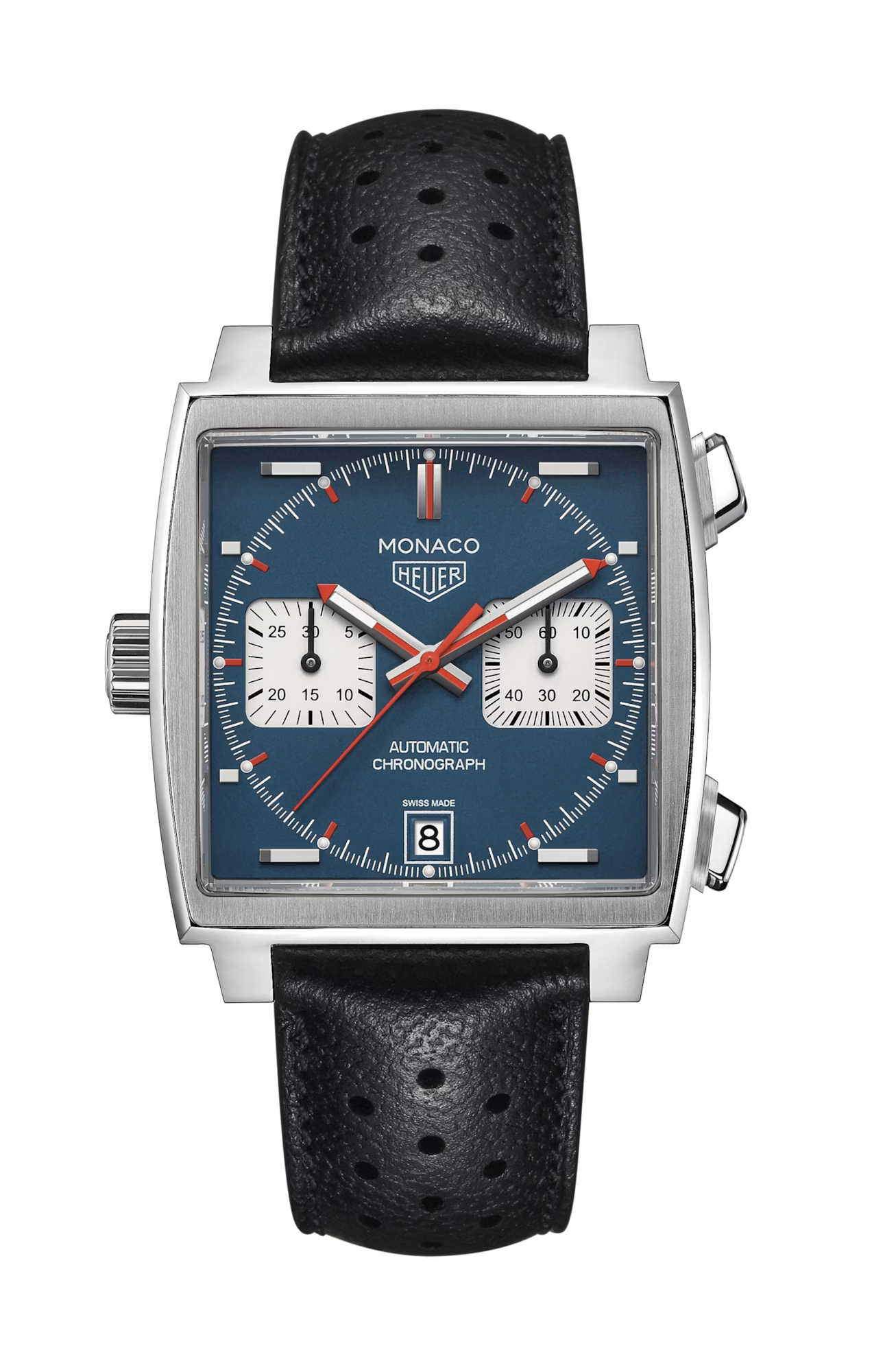 Dit TAG Heuer horloge behoort tot de TAG Heuer Monaco collectie. 
Referentienummer: CAW211P.FC6356
Caliber: 11 Automatic