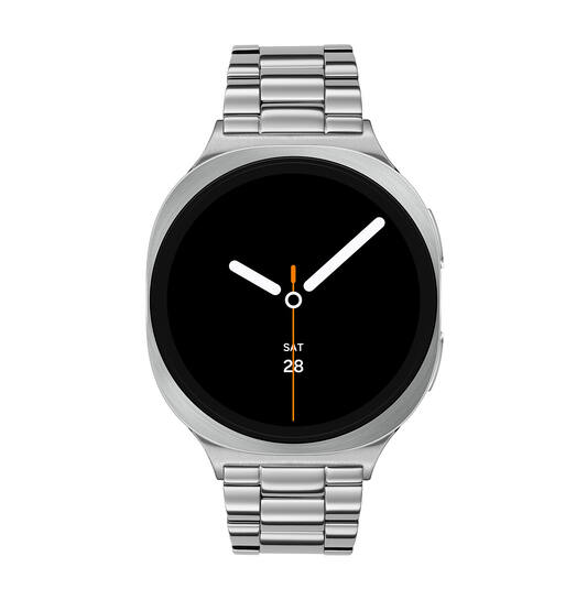 ATM	5ATM
Doelgroep	Dames
Doelgroep	Heren
Kleur horlogeband	Zilverkleurig
Kleur horlogekast	Zilverkleurig
Materiaal horlogeband	Staal
Materiaal horlogekast	Aluminium
Productgroep	Horloges
Serie	Galaxy Watch 8 LTE
Vorm horlogekast	Rond