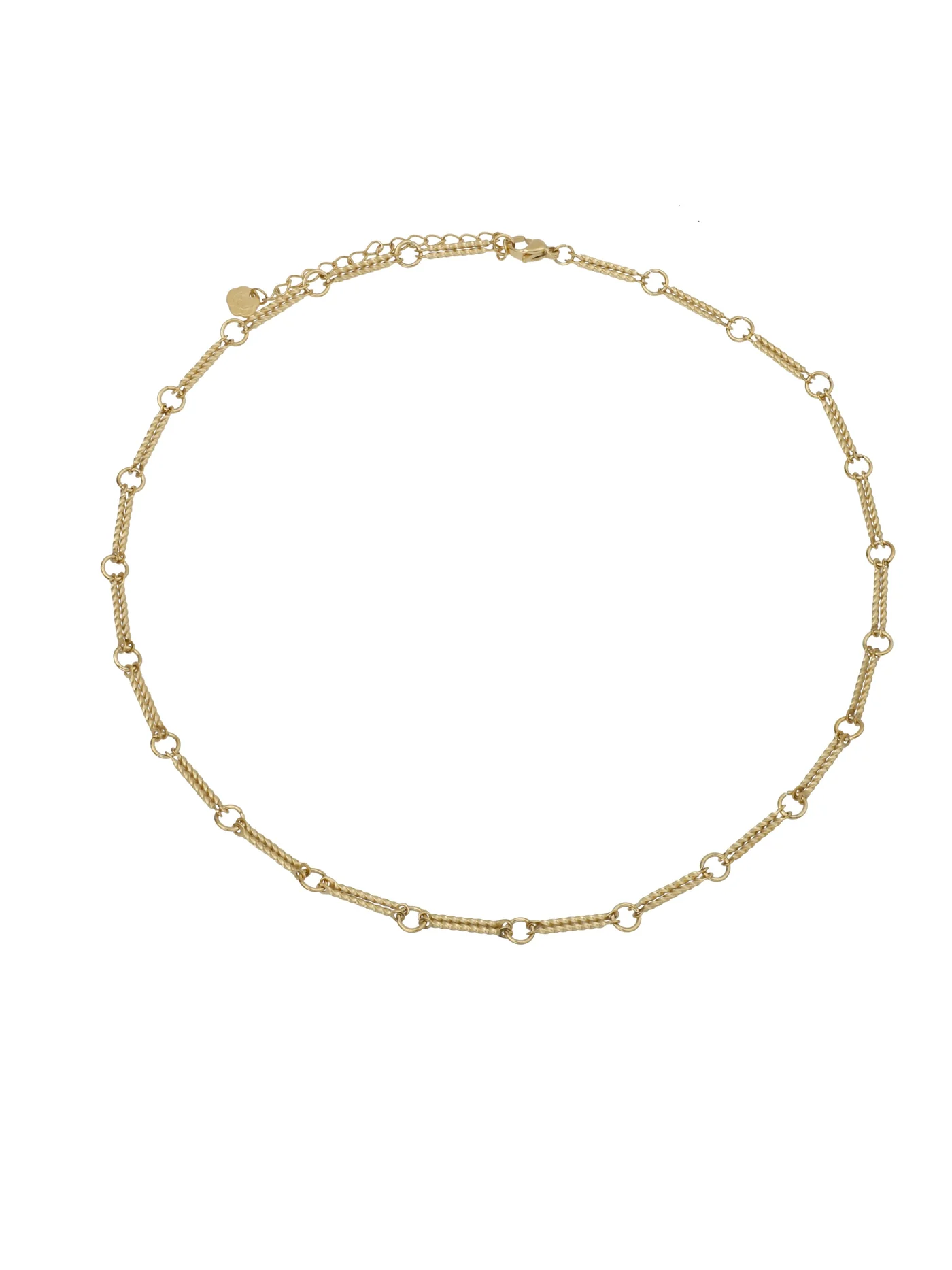 De Rose & Camellia Collier is een verguld edelstalen ketting van 40+5 cm, modelnummer 1700014405998. Met zijn elegante ontwerp is het een verfijnde toevoeging aan elke juwelencollectie. Draag het solo voor een subtiele look of combineer met andere kettingen voor een gelaagd effect. Een veelzijdig accessoire voor elke gelegenheid!