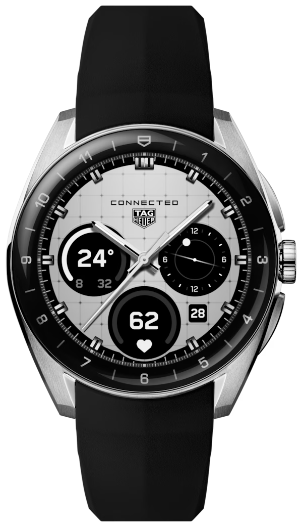 Dit TAG Heuer horloge behoort tot de TAG Heuer Connected collectie. 
Referentienummer: SBT8010.BT0002
