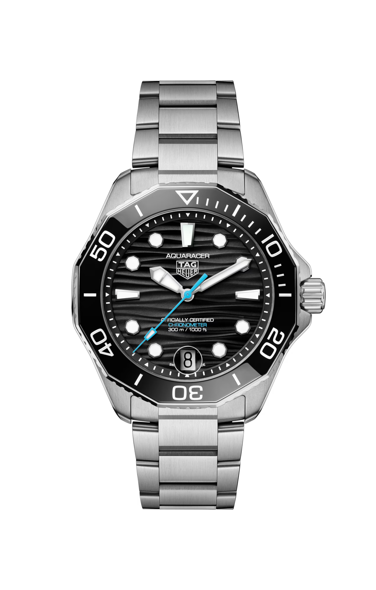 Dit TAG Heuer horloge behoort tot de TAG Heuer Aquaracer collectie. 
Referentienummer: WBP5110.BA0013
Caliber: TH31-00 COSC

