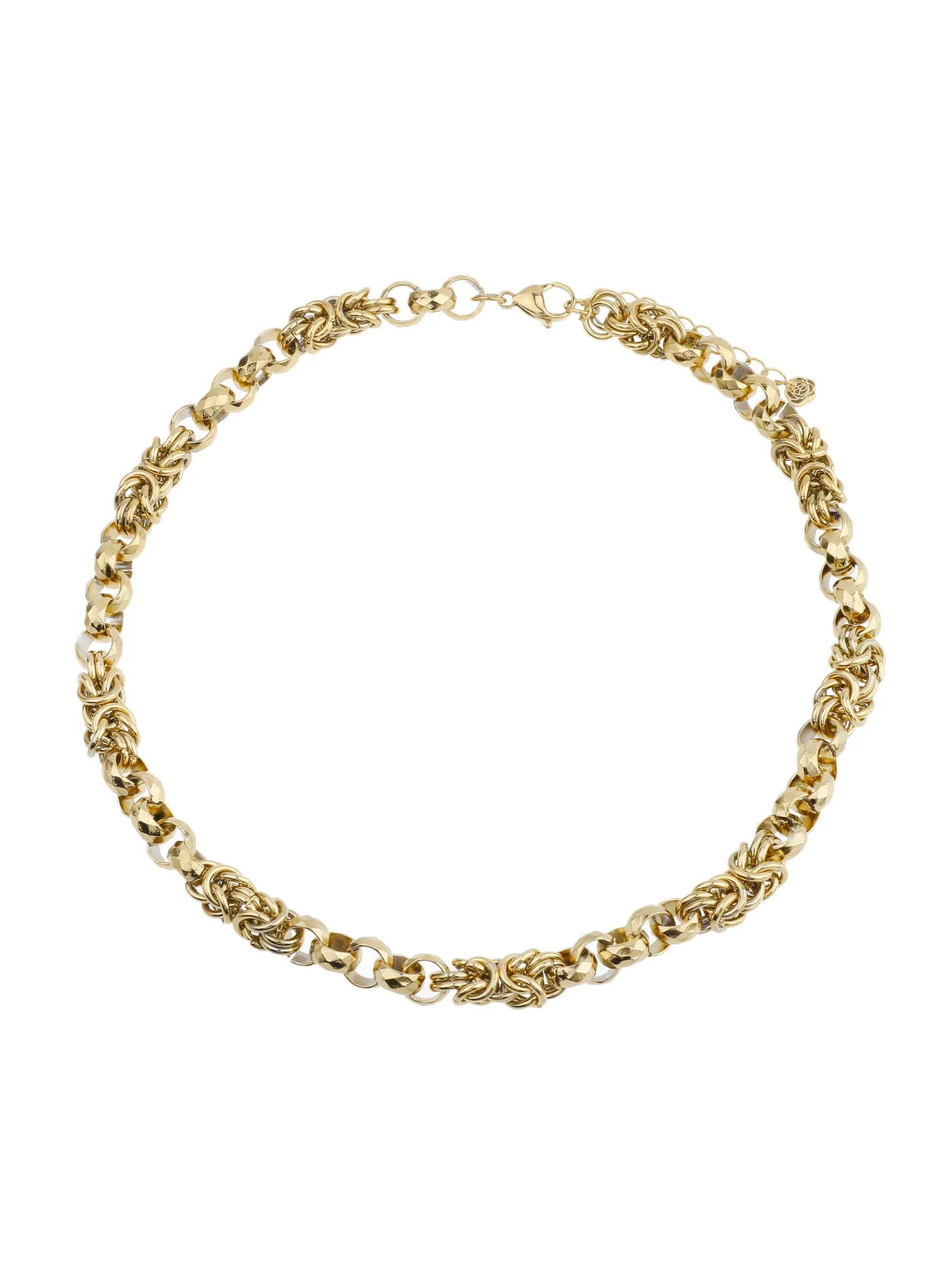 De Rose & Camellia Collier, modelnummer 1700012410505, is een vergulde edelstalen ketting van 45+5 cm. Met zijn verfijnde ontwerp past deze ketting perfect bij zowel casual als formele outfits. Draag hem solo voor een subtiele look of combineer met andere kettingen voor een gelaagd effect. Een elegante aanvulling op elke sieradencollectie.