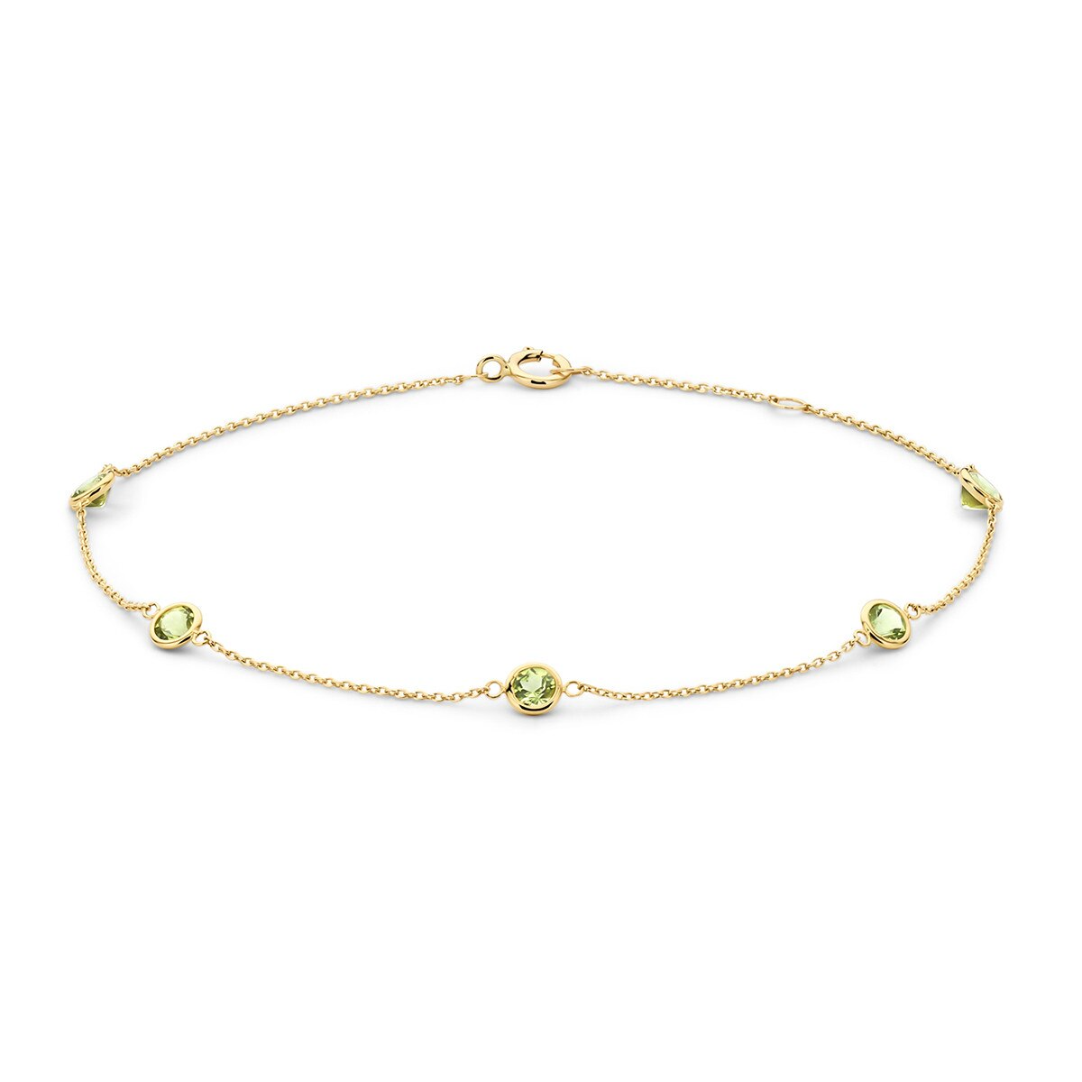 BLUSH GEELGOUDEN ARMBAND PERIDOT 2266YGP