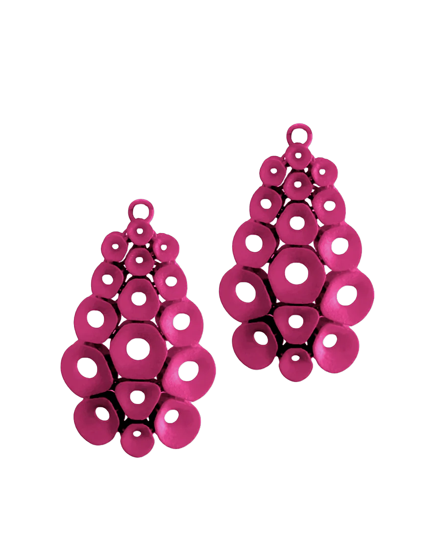 Fabnora coral oorring hanger summer wine