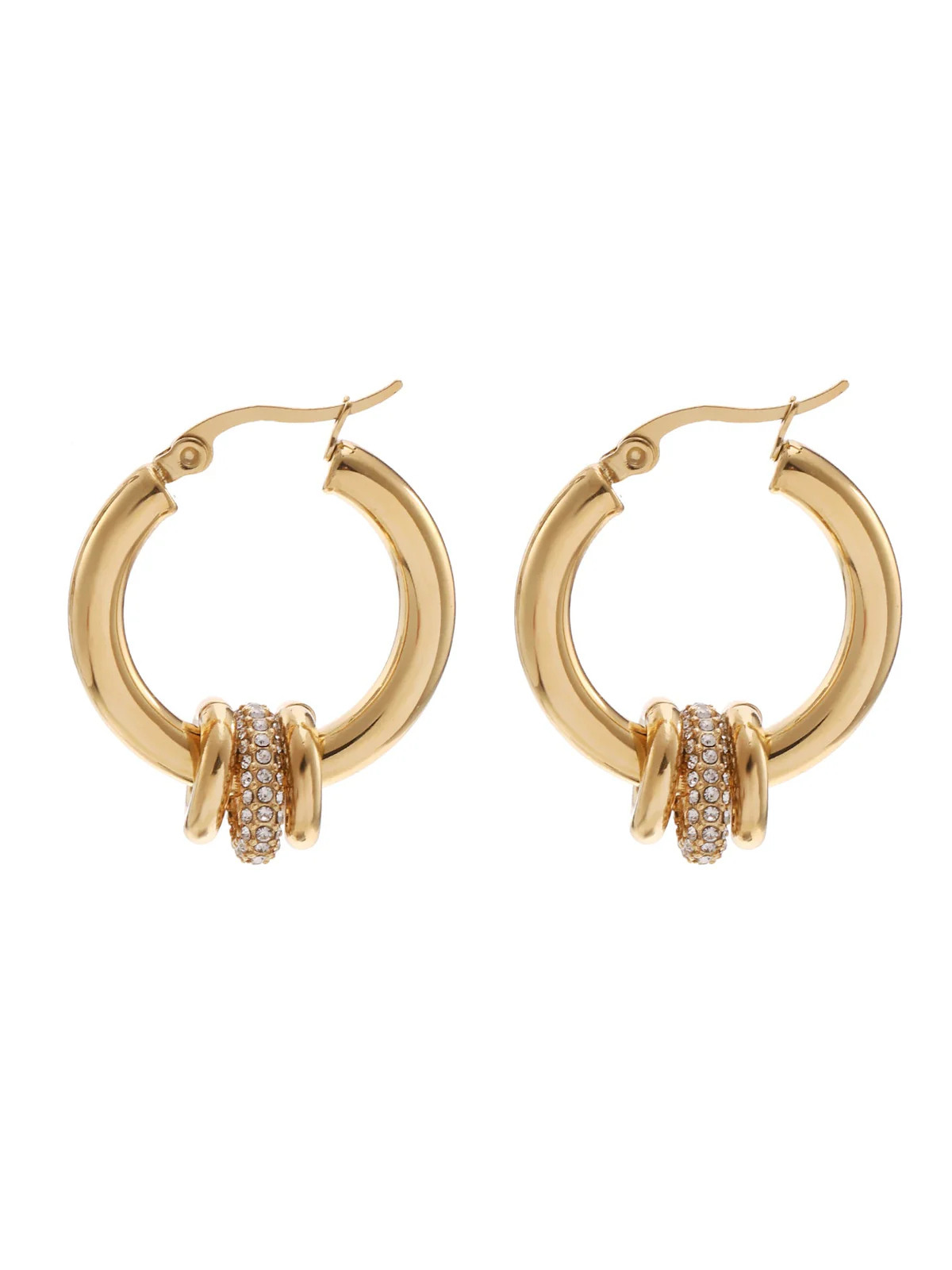 De Rose & Camellia Oorstekers zijn verguld en vervaardigd van edelstaal, met modelnummer 3900041412992.  Ze zijn perfect om een elegante en tijdloze uitstraling te geven. Draag ze met opgestoken haar voor een subtiele, doch verfijnde look.