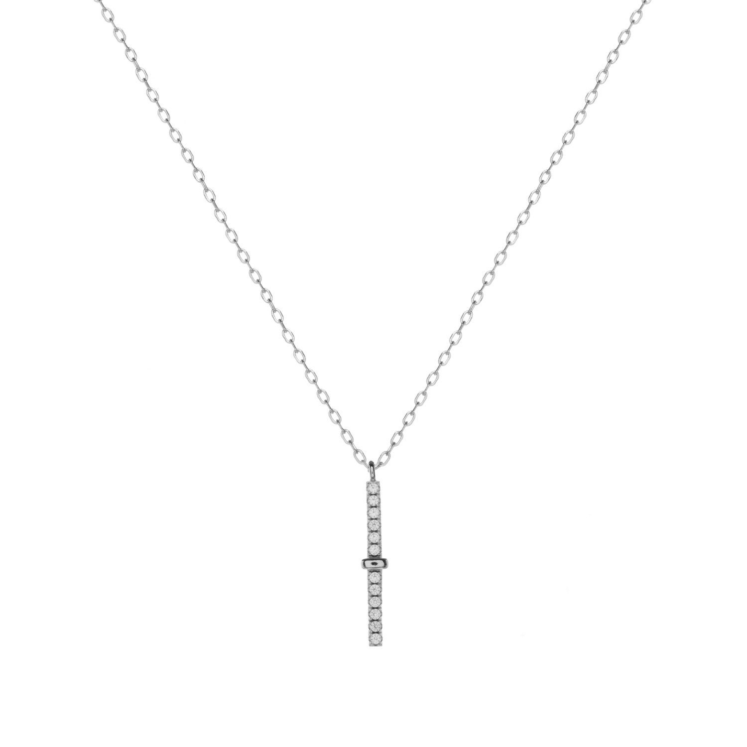 Het minimalistische ontwerp maakt hem perfect voor dagelijks gebruik of als aanvulling op een meer verfijnde look bij speciale gelegenheden. Een veelzijdige ketting die eenvoud combineert met tijdloze elegantie.