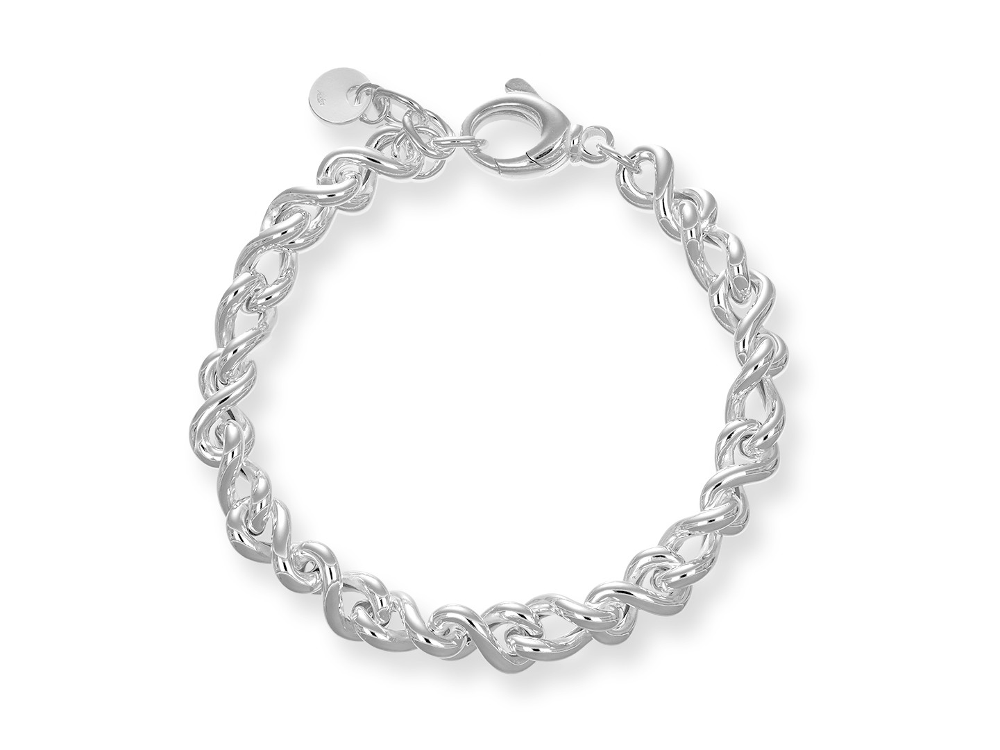 Quinn - Zilveren fantasie armband 21cm, 210x8mm - 0284082