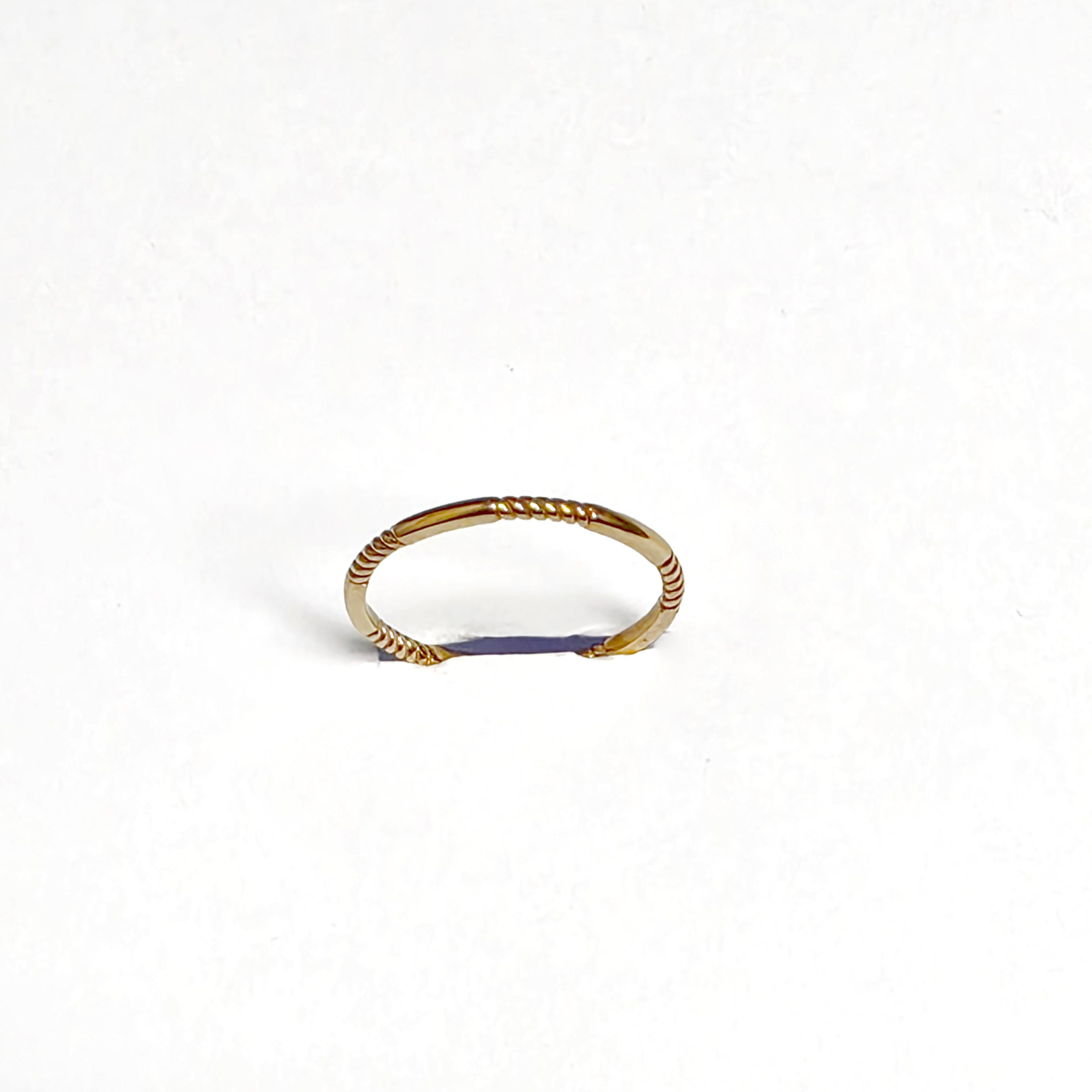 Gouden aanschuifring 