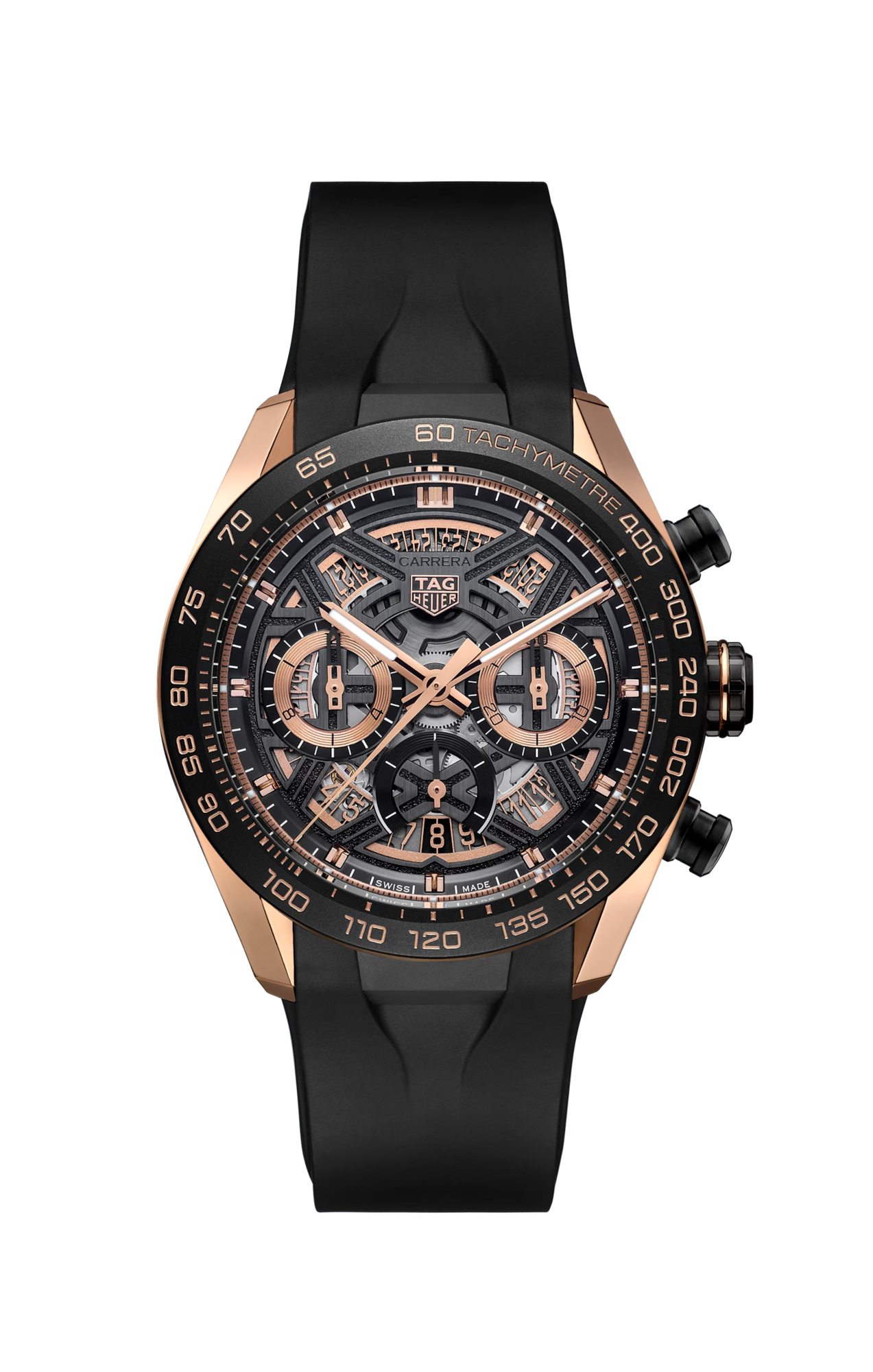 Dit TAG Heuer horloge behoort tot de TAG Heuer Carrera collectie. 
Referentienummer: CBU5050.FT6273
Caliber: TH20-00
