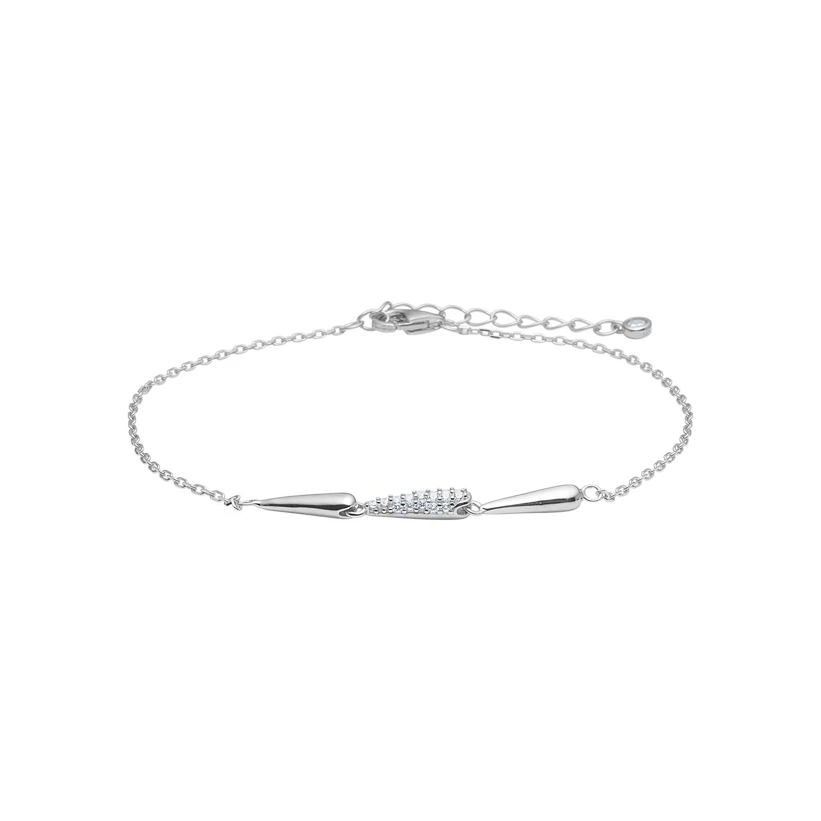 Das Rhodinierte Silberarmband ROMYNOR ist ein elegantes Schmuckst&uuml;ck, das durch sein rhodiniertes Silber gl&auml;nzt. Dieses Armband l&auml;sst sich ideal zu festlichen Anl&auml;ssen oder im Alltag tragen und verleiht jedem Outfit eine edle Note.