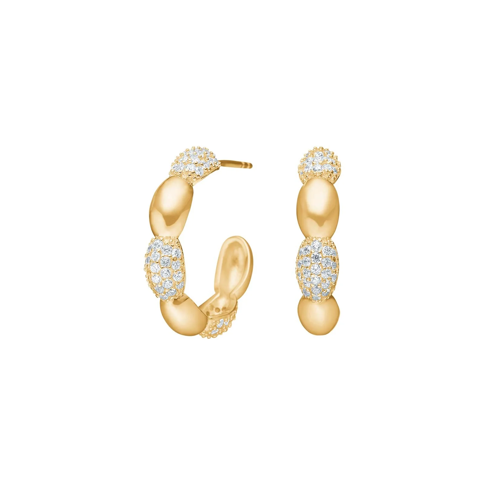 Die vergoldeten Silbercreolen REBECCANOR, sind elegante Creolen aus goldbeschichtetem Silber. Diese Schmuckst&uuml;cke verleihen jedem Outfit einen Hauch von Luxus. Ideal f&uuml;r elegante Abendveranstaltungen oder als stilvolles Accessoire im Alltag. Perfekt kombinierbar mit anderen goldfarbenen Schmuckst&uuml;cken f&uuml;r einen harmonischen Look.