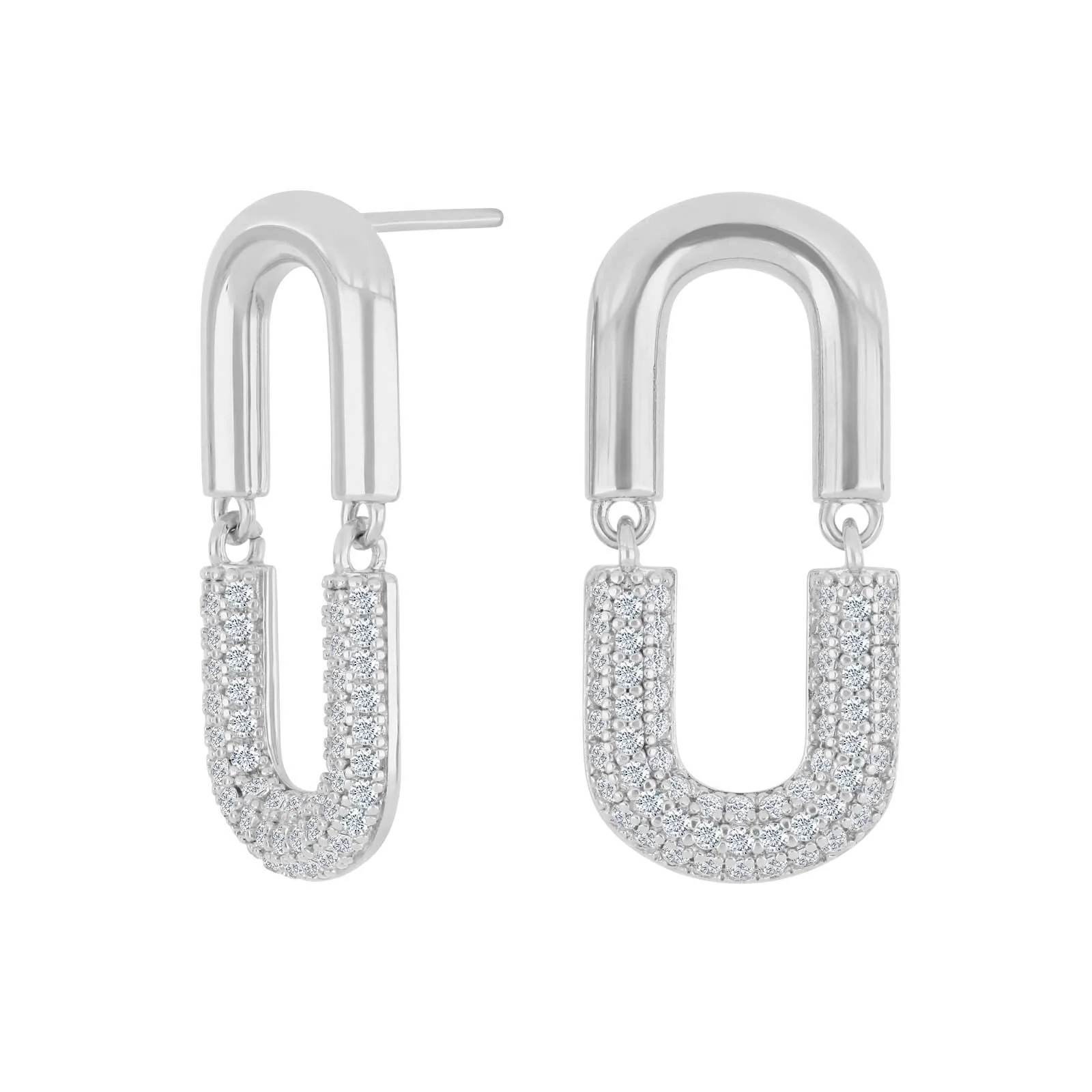 Die Silberohrringe KORANOR bestechen durch ihr elegantes Design als Stecker-Ohrring. Gefertigt aus rhodiniertem Material, bieten sie gl&auml;nzenden Schutz und Langlebigkeit. Perfekt f&uuml;r elegante Anl&auml;sse oder den t&auml;glichen Gebrauch, bringt dieses Accessoire zeitlose Eleganz in Ihr Outfit. Tragen Sie sie solo oder in Kombination mit anderen Schmuckst&uuml;cken.