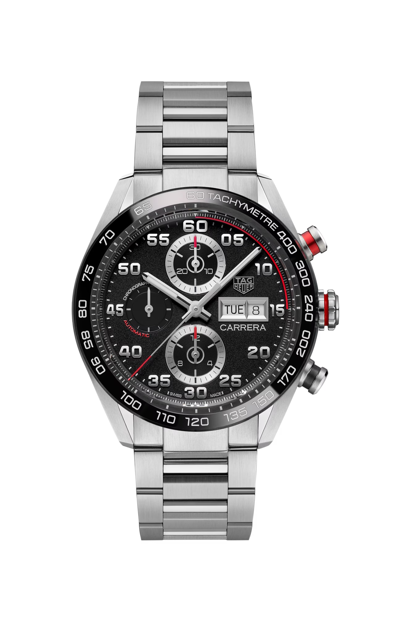 Dit TAG Heuer horloge behoort tot de TAG Heuer Carrera collectie. 
Referentienummer: CBN2A1AA.BA0643
Caliber: 16 Automatic
